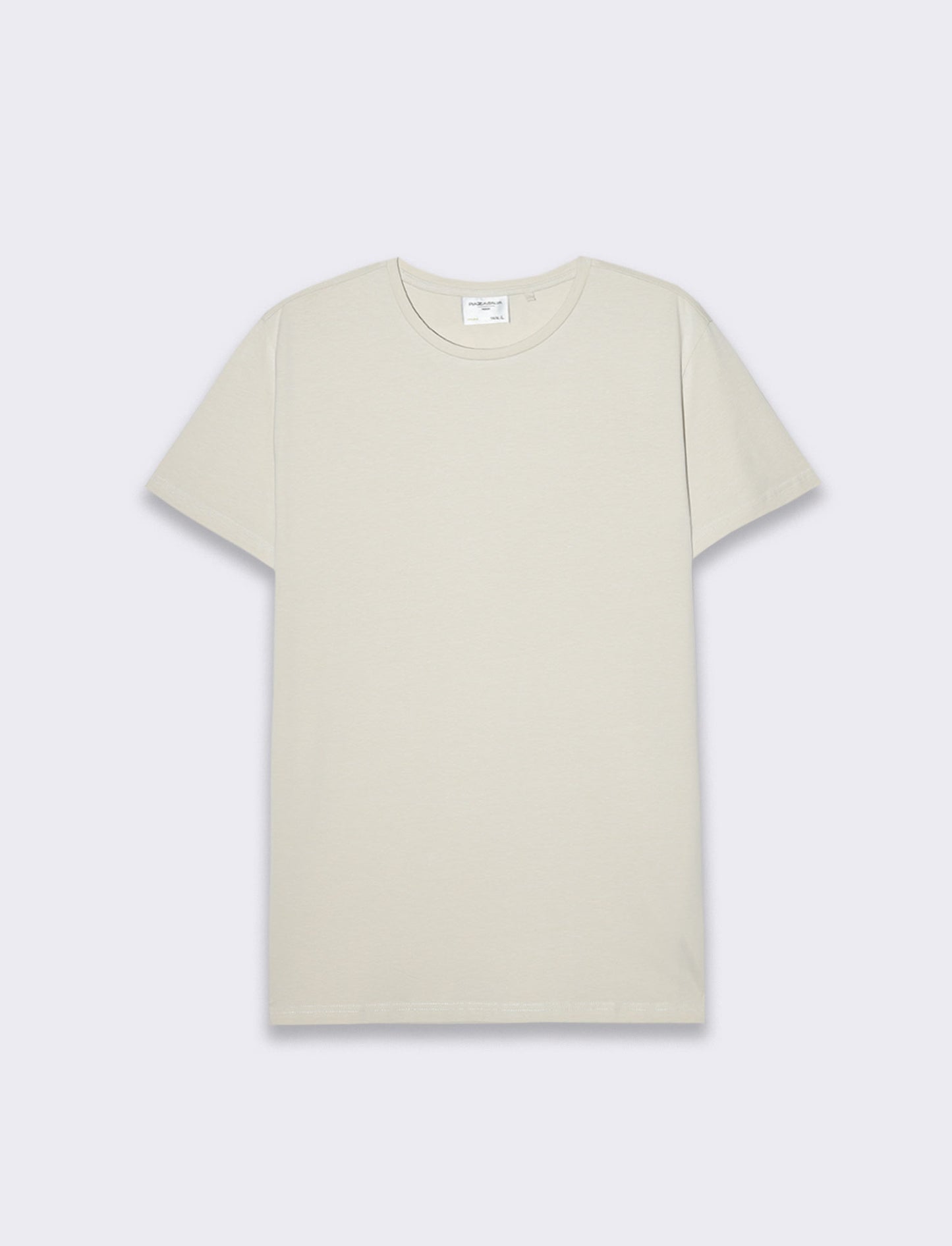 Man's slim fit cotton stretch basic t-shirt - Grey