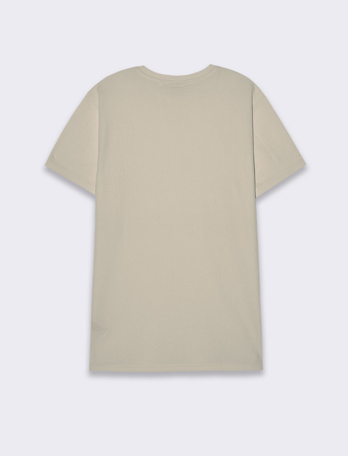 T-shirt waffle regular fit da uomo - Grigio ghiaccio