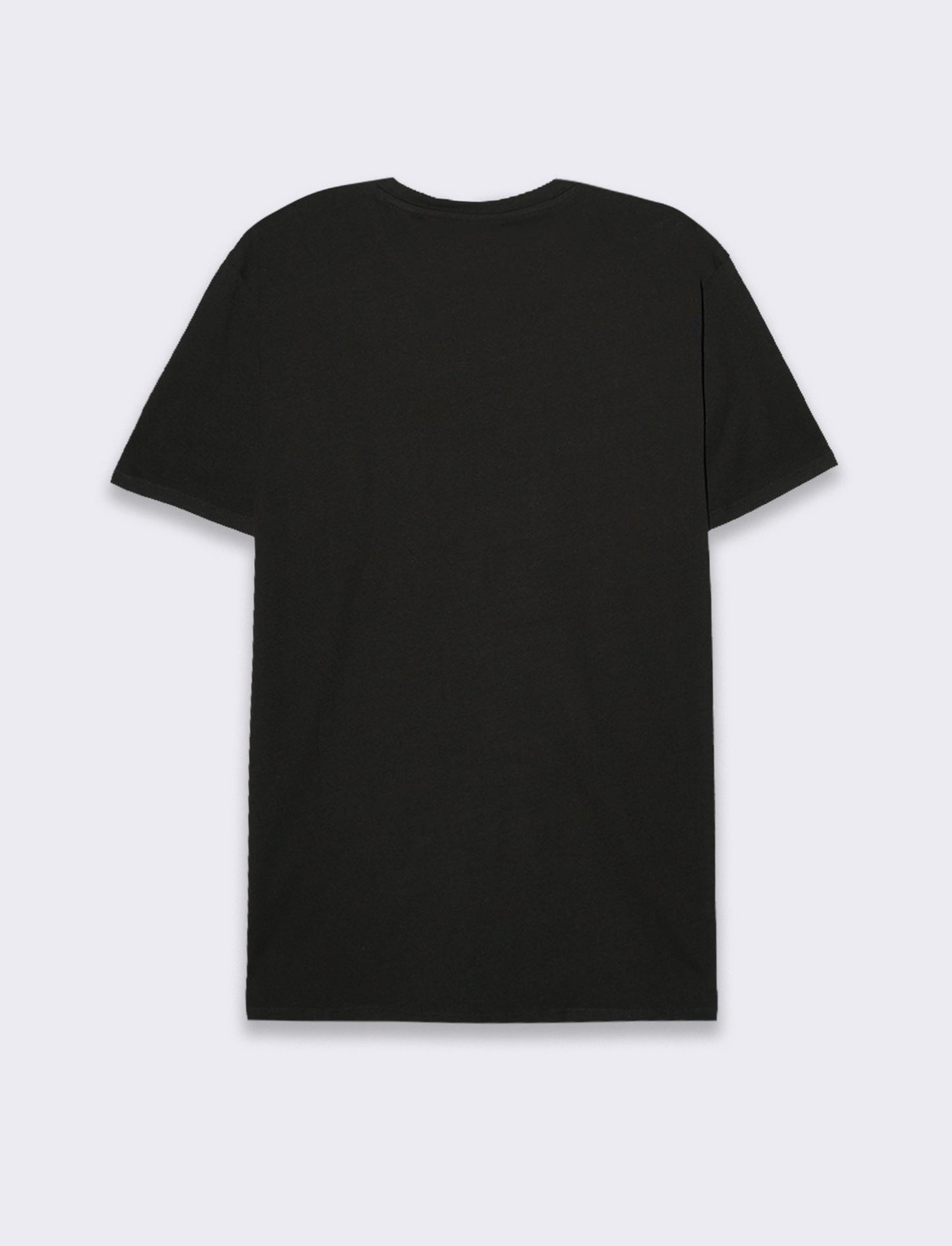 T-shirt waffle regular fit da uomo - Nero