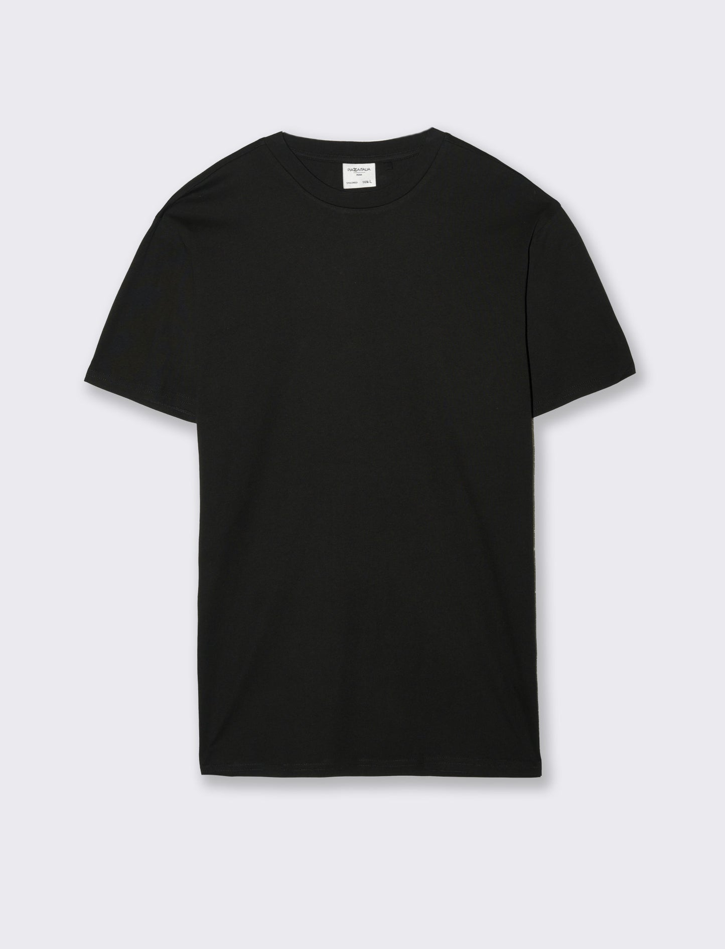 Man's premium cotton basic t-shirt regular fit - Black
