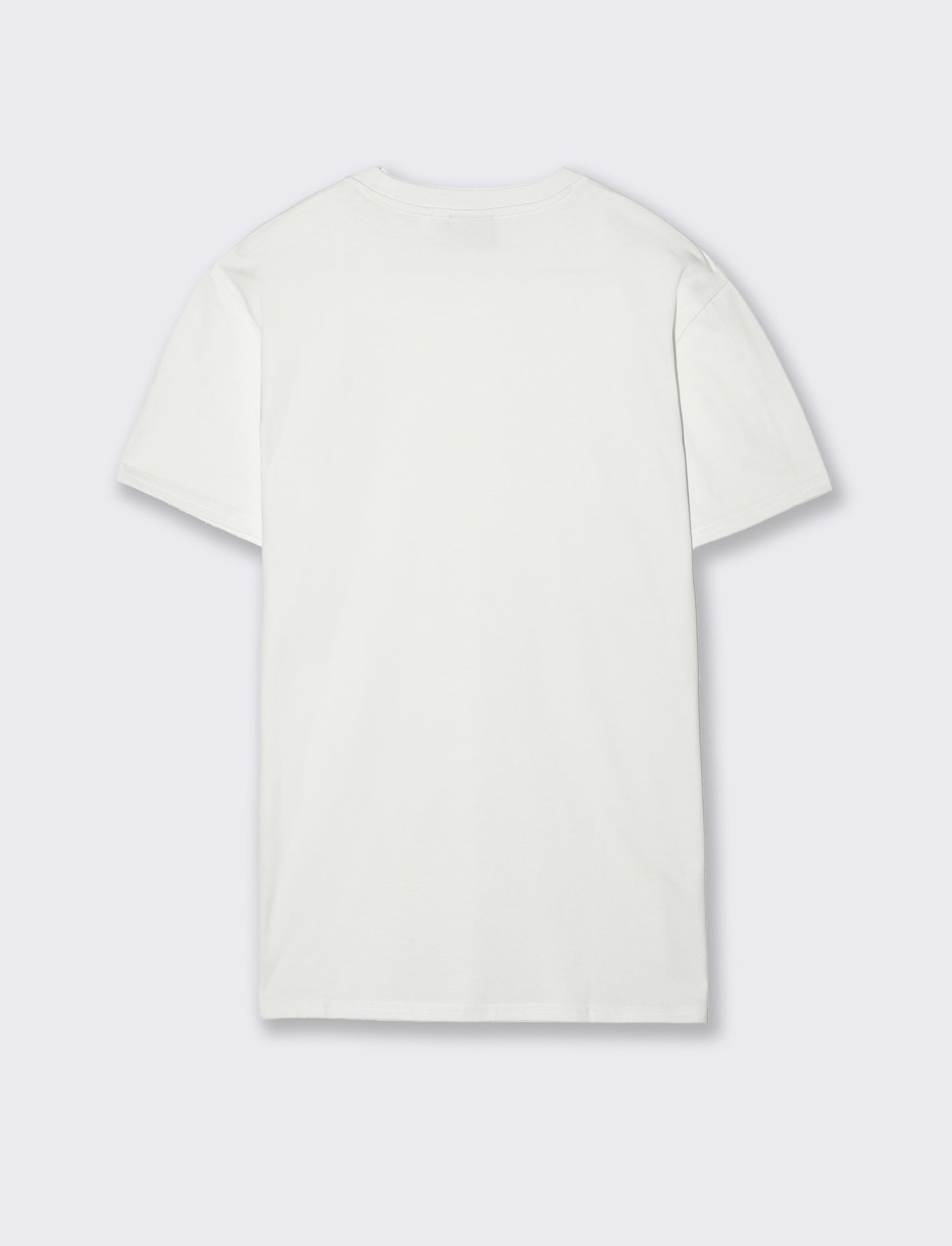 Man's premium cotton basic t-shirt regular fit - White