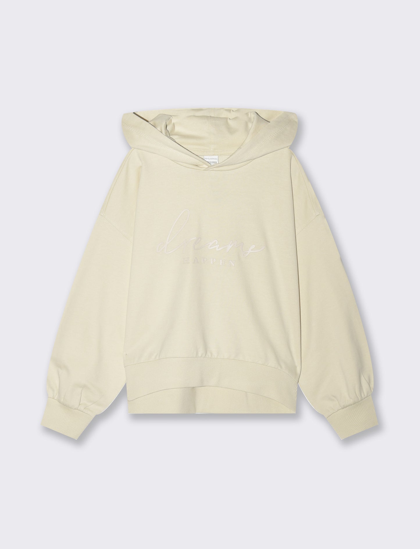 Felpa con cappuccio da bambina - Beige