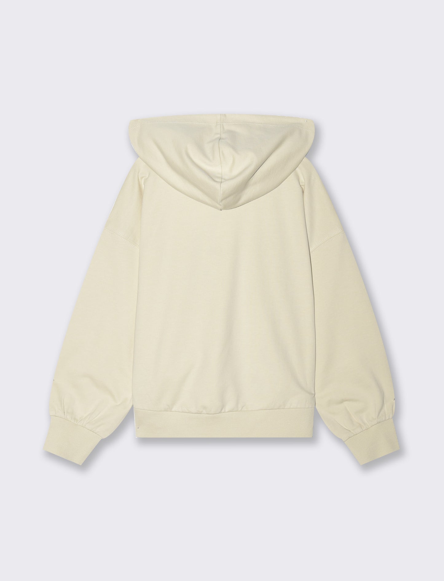 Felpa con cappuccio da bambina - Beige