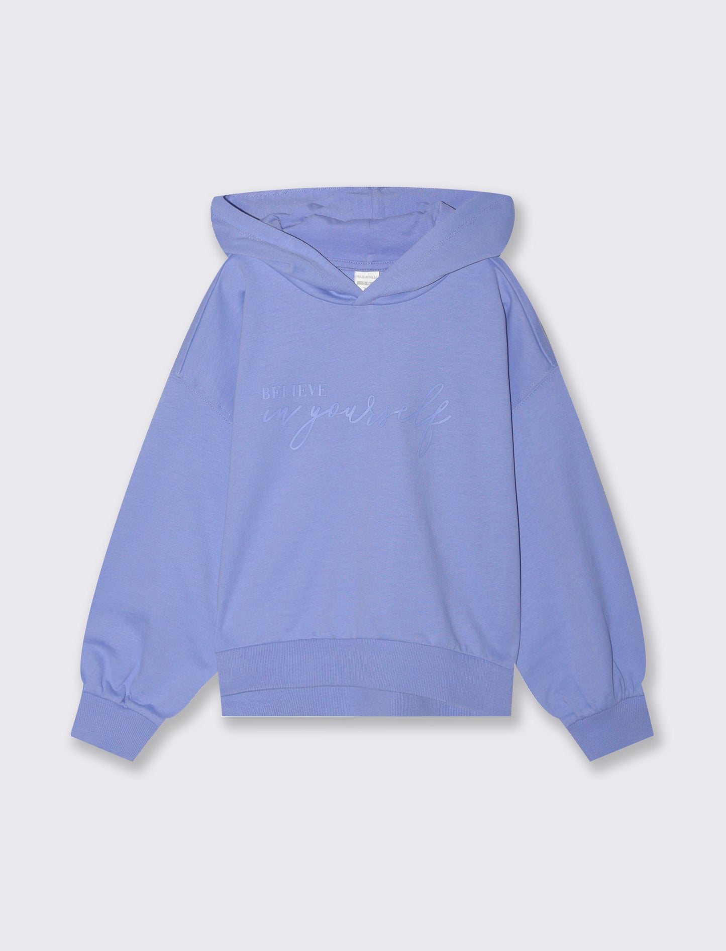 Felpa con cappuccio da bambina - Azzurro