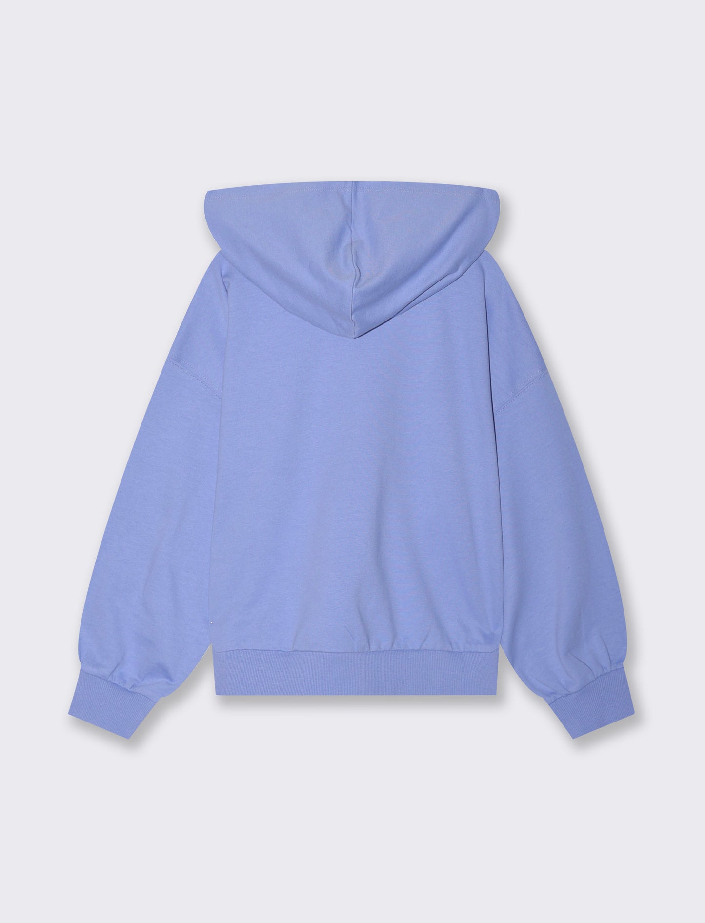 Felpa con cappuccio da bambina - Azzurro