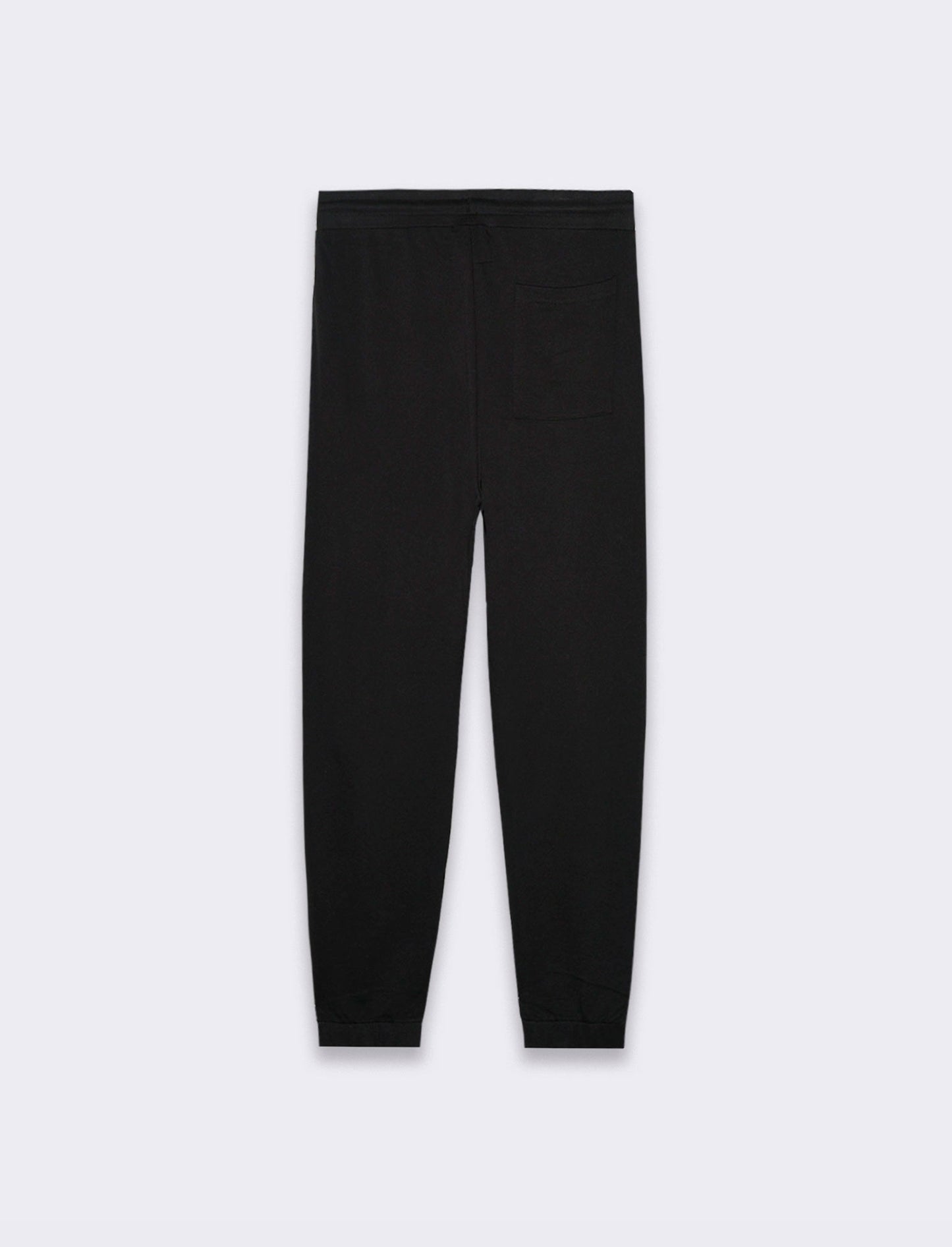 Pantaloni jogger basic in felpa da uomo - Nero