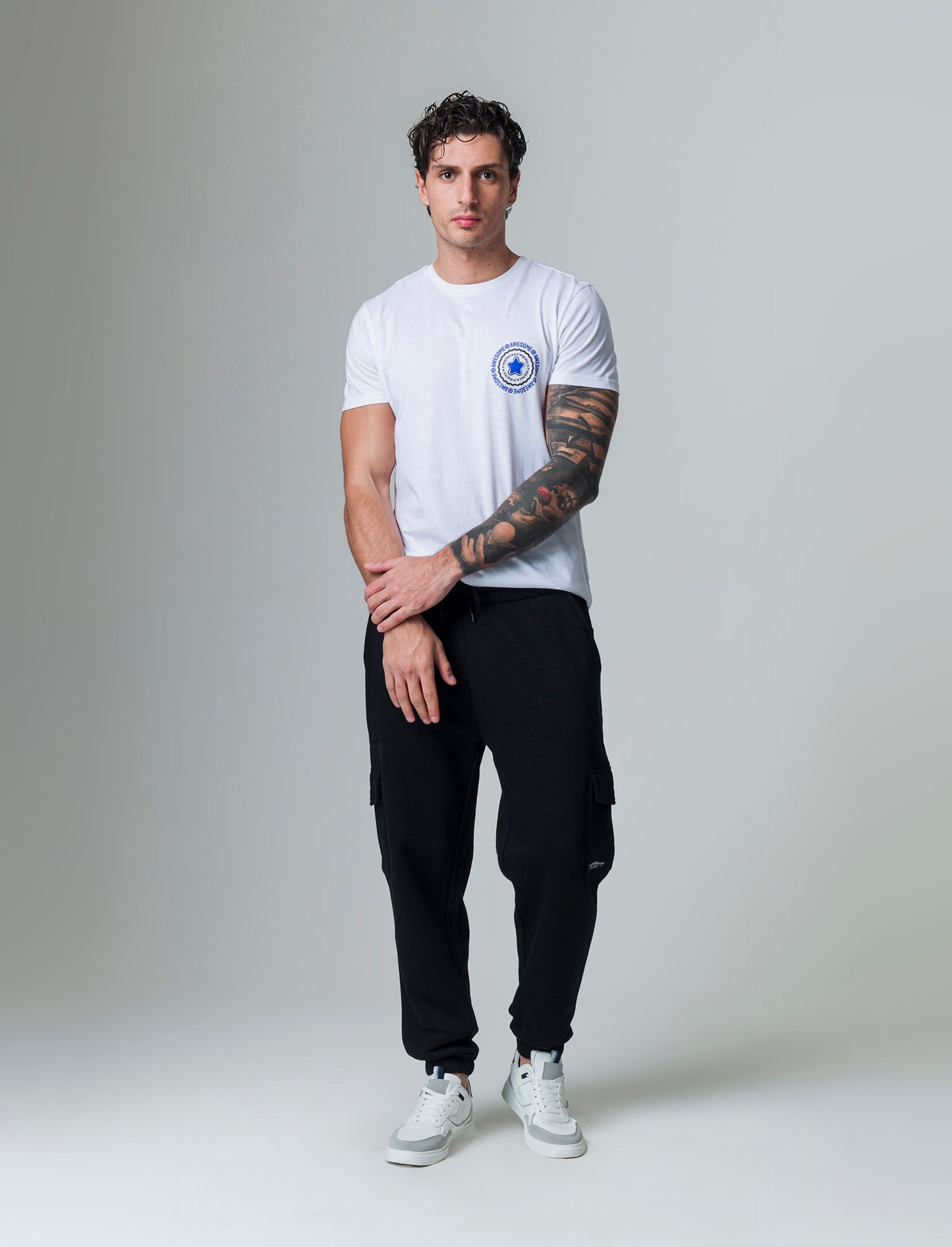 Man's sweatpants with pockets for comfort - Black