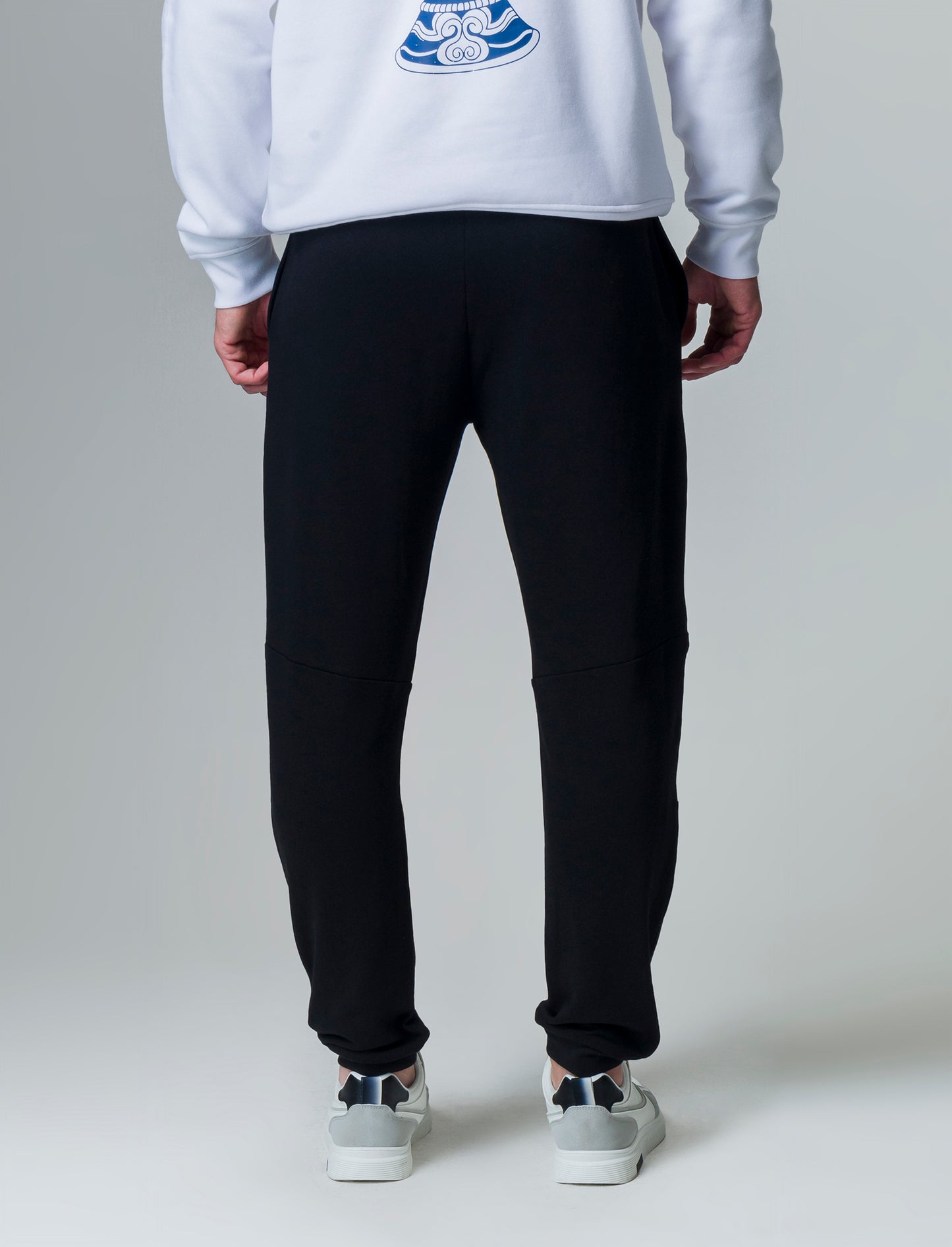 Pantaloni jogger in felpa da uomo - Nero