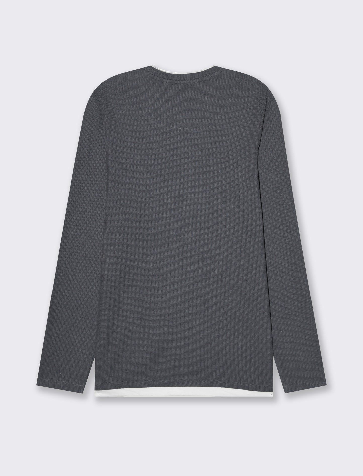 Maglia girocollo struttura waffel da uomo - Avion