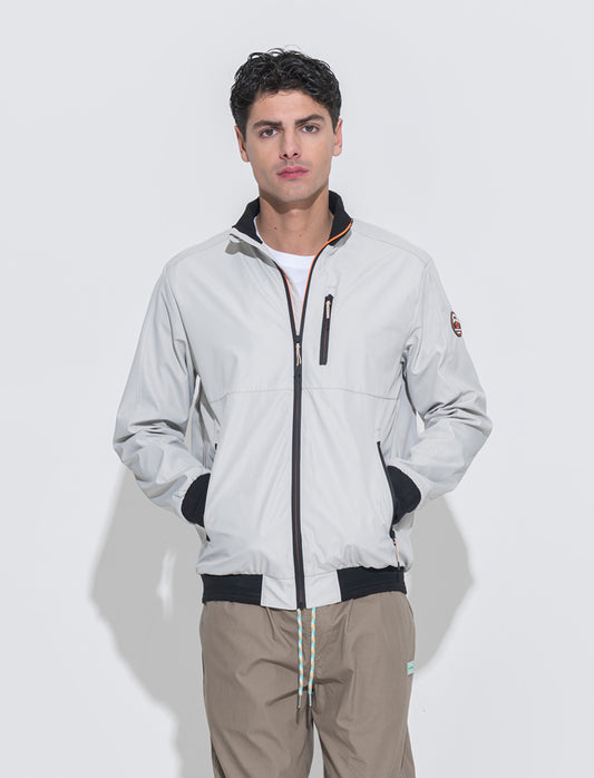 Man's windproof sports jacket - Grey