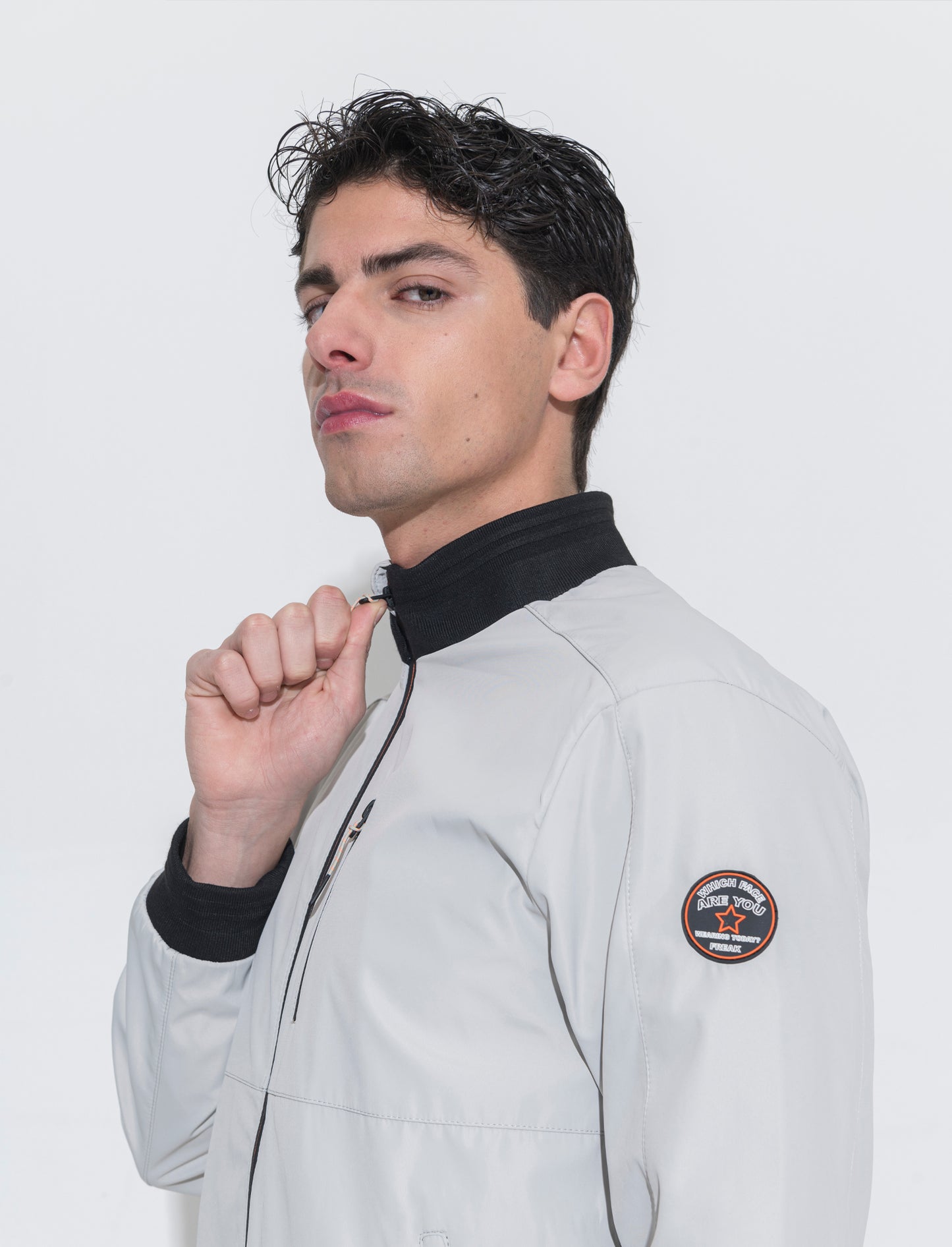 Man's windproof sports jacket - Grey