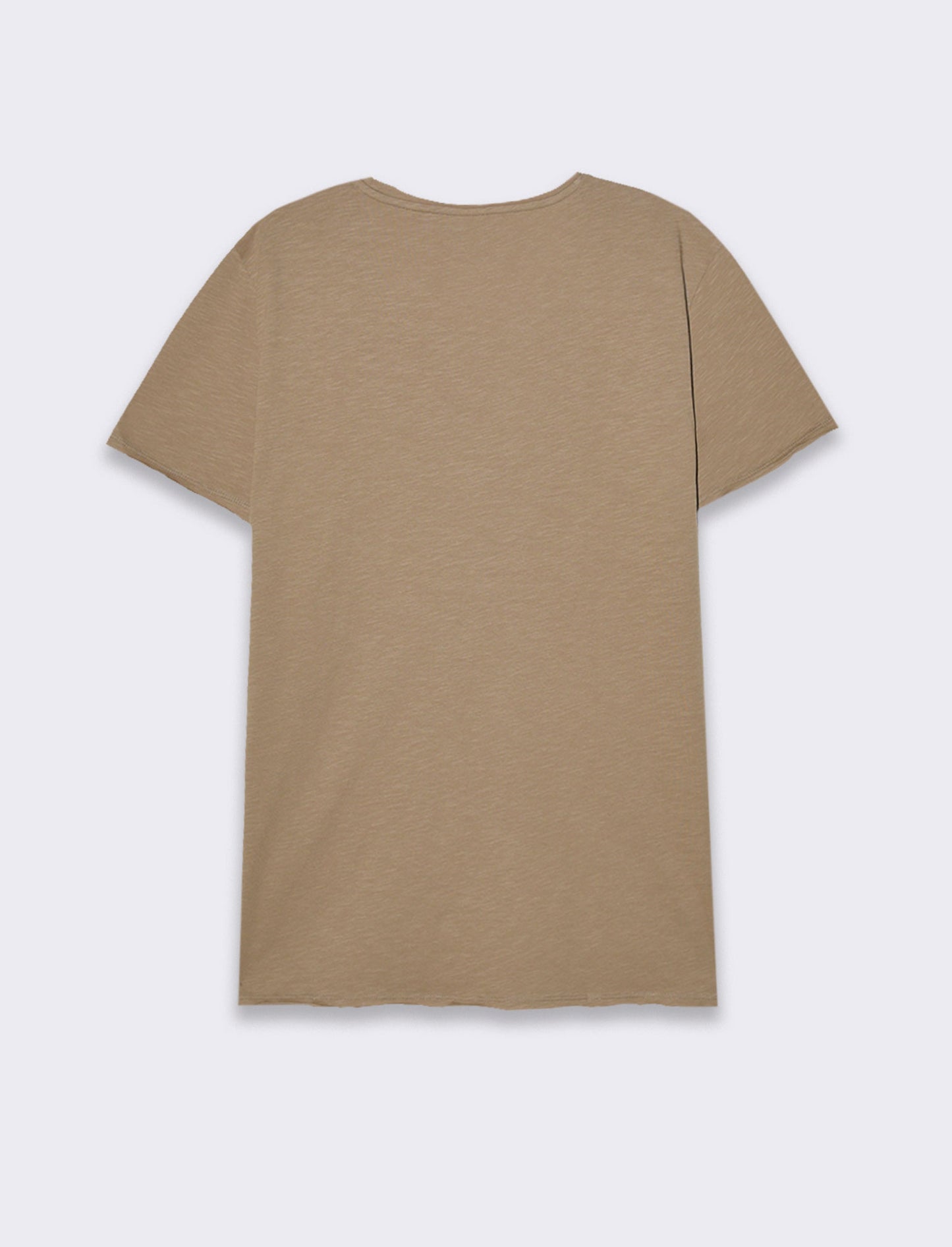 Man's slub cotton regular fit t-shirt - Grey