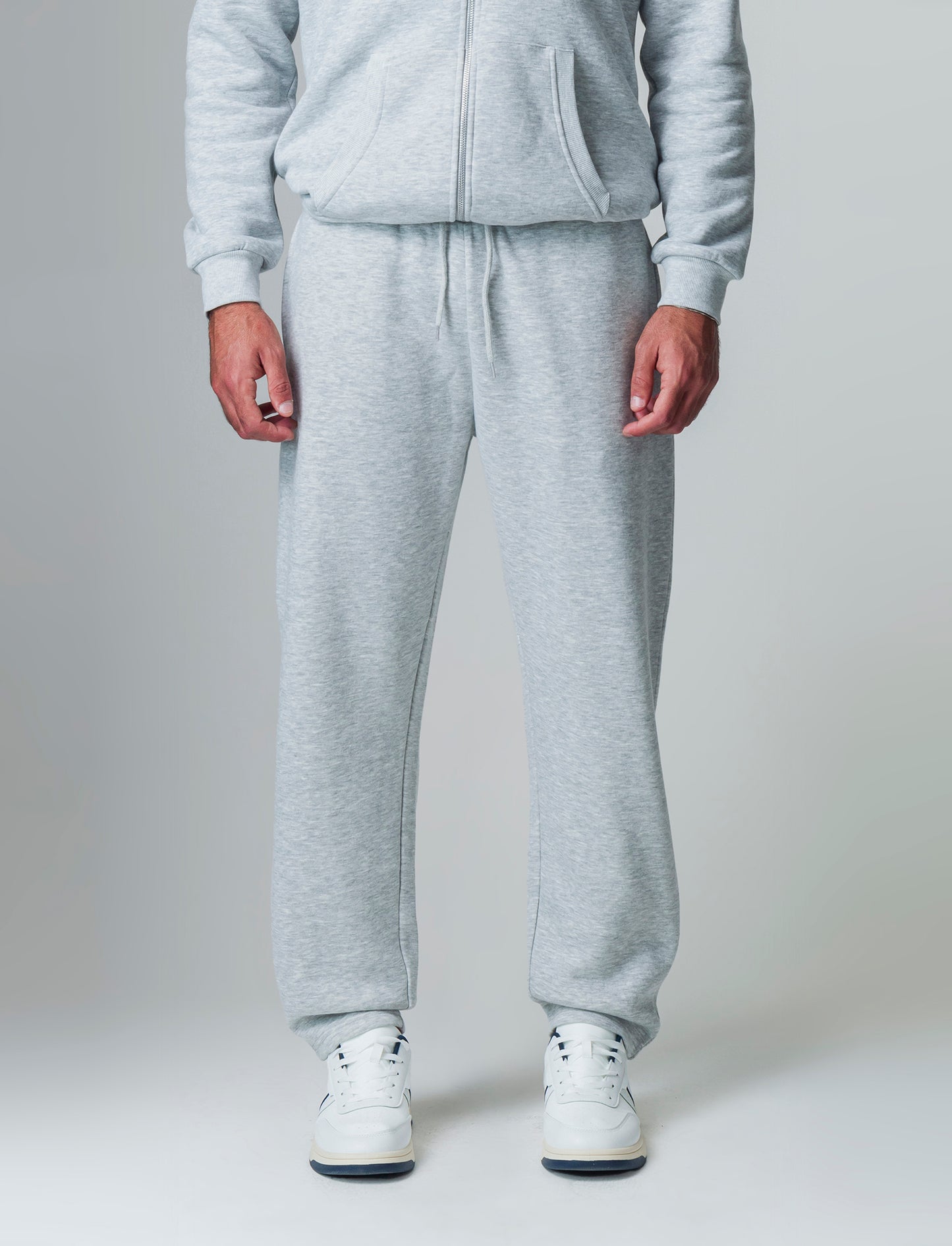 Man's jogger sweatpants with straight fit - Grey
