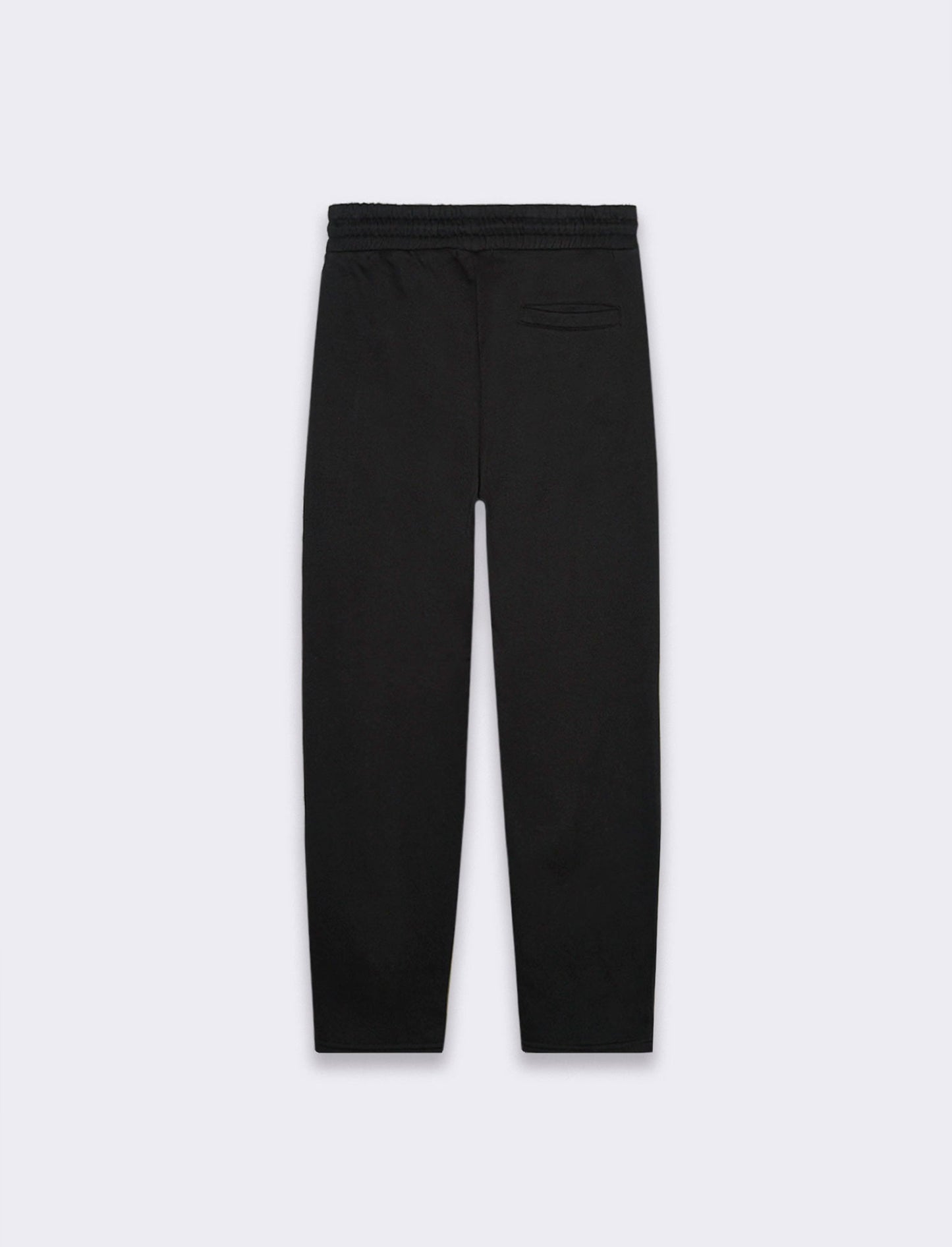 Man's jogger sweatpants with straight fit - Black
