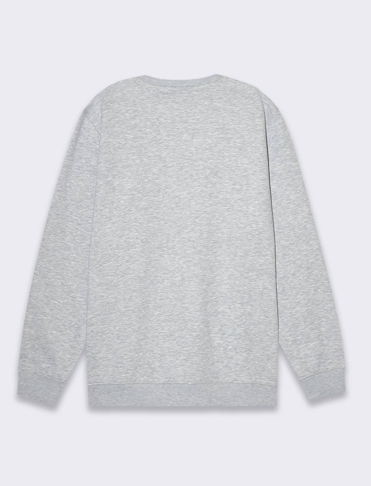 Felpa basic girocollo da uomo - Grigio mel.