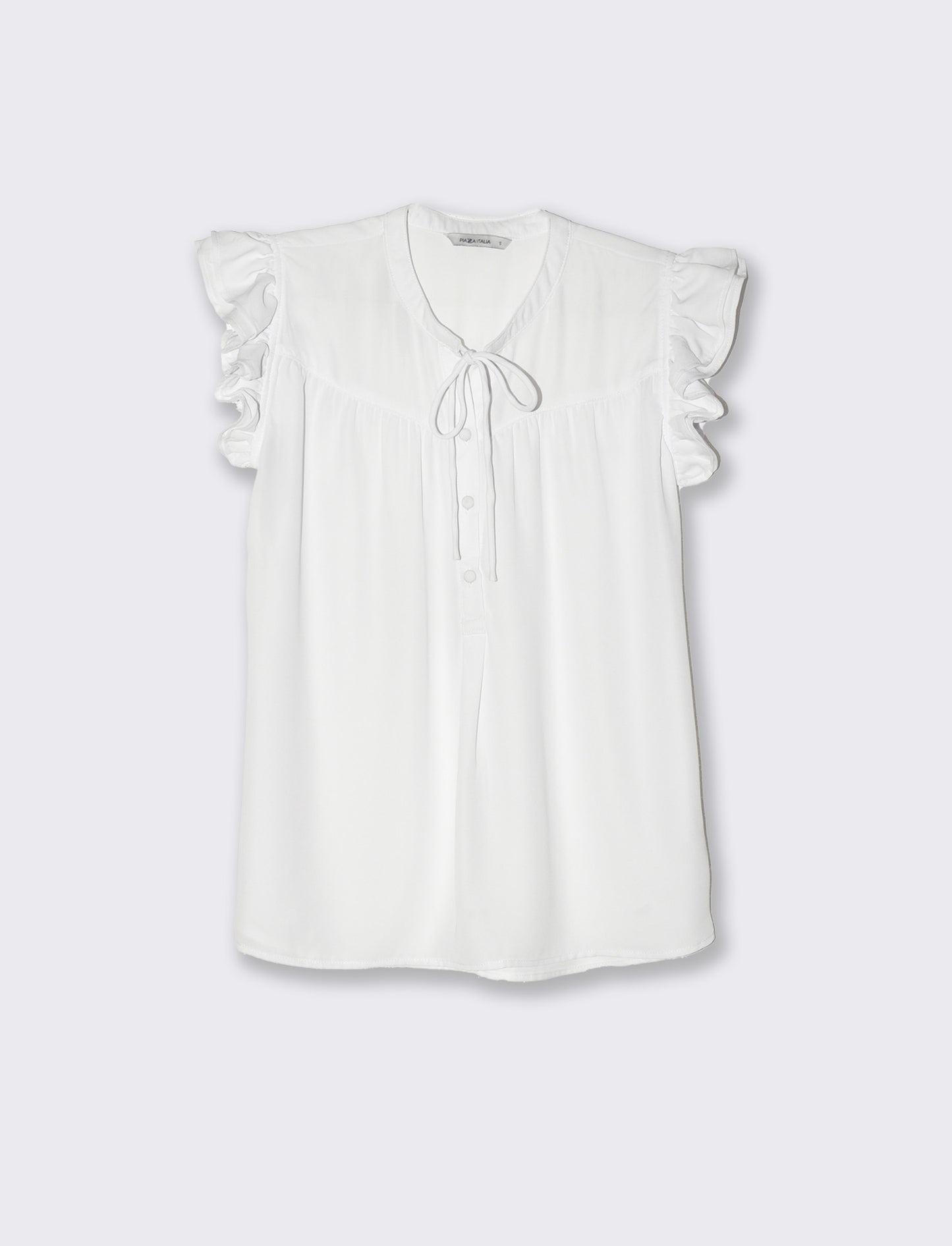 Woman's sleeveless cardigan - White