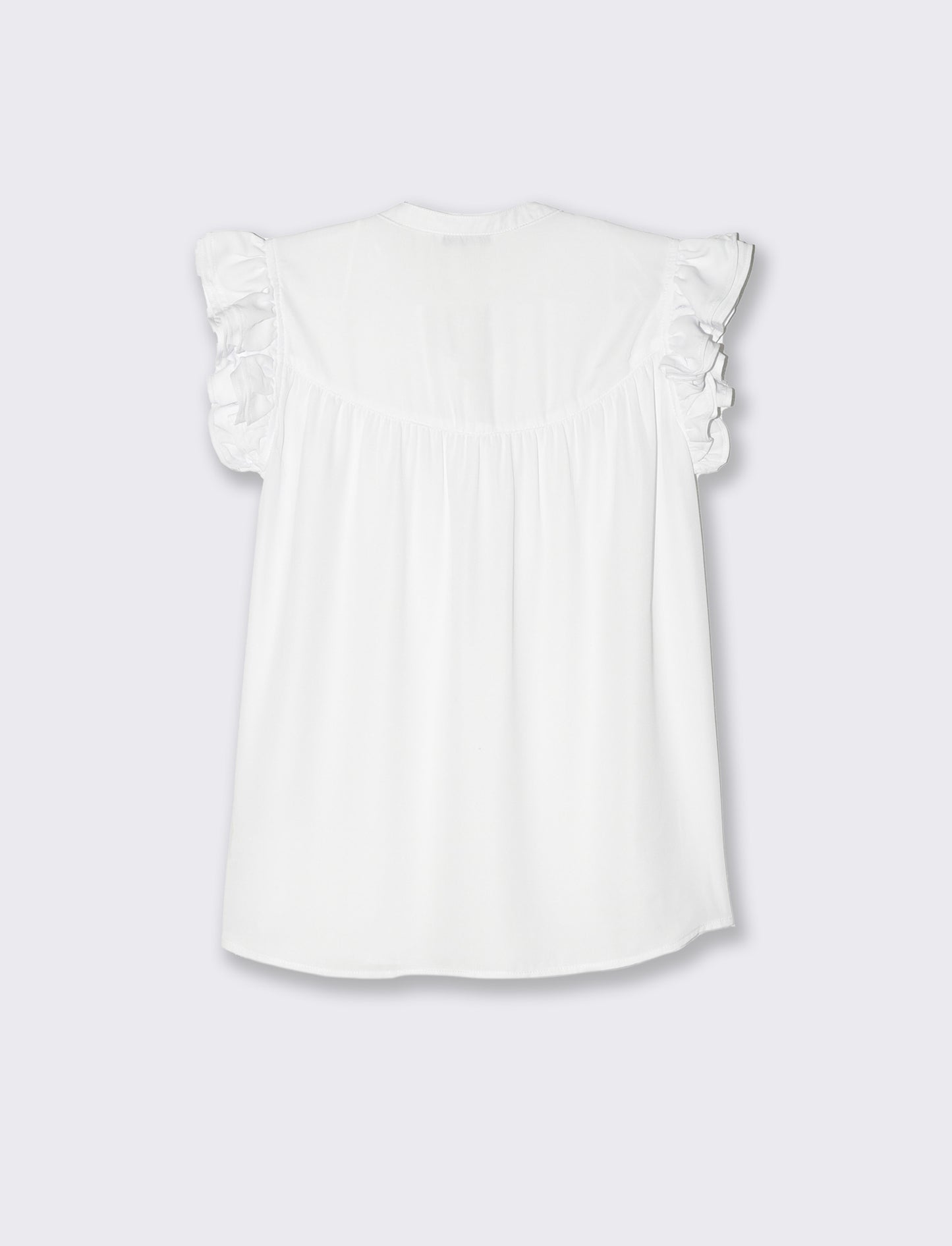 Woman's sleeveless cardigan - White