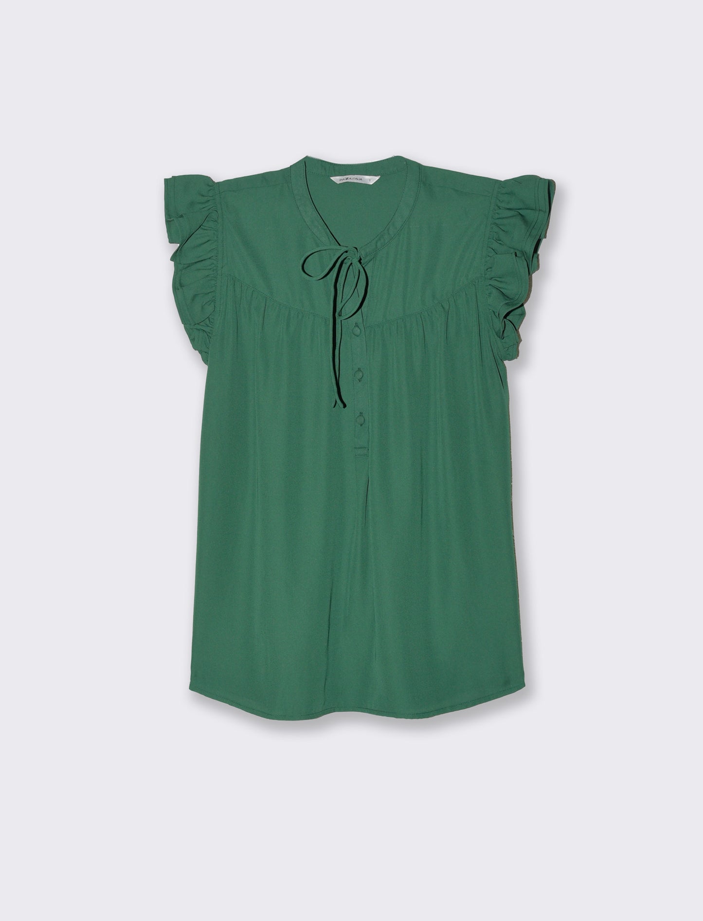 Woman's sleeveless cardigan - Green