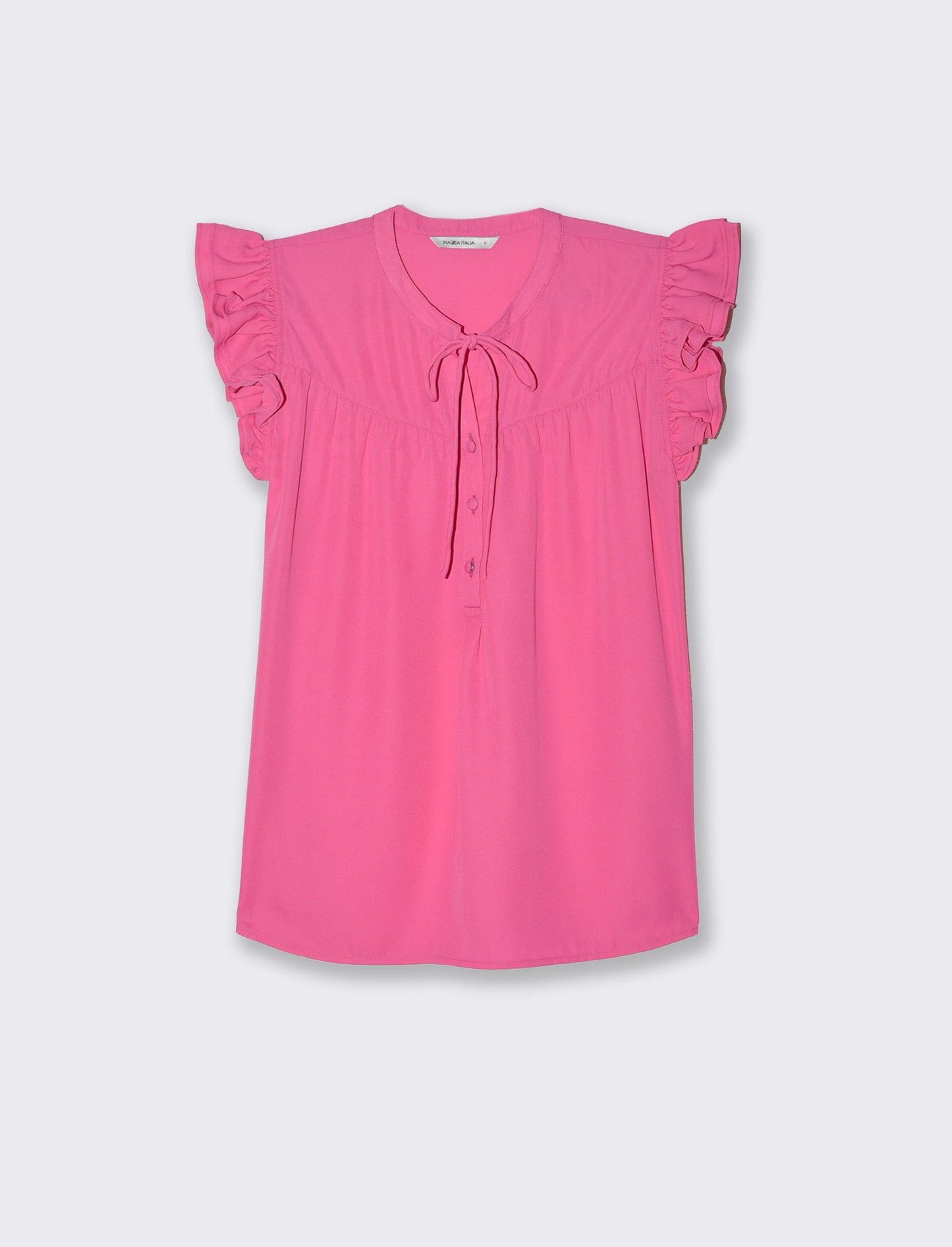 Woman's sleeveless cardigan - Fuxia