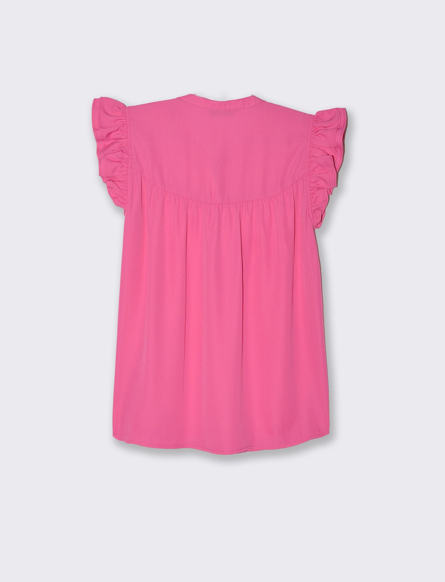 Woman's sleeveless cardigan - Fuxia