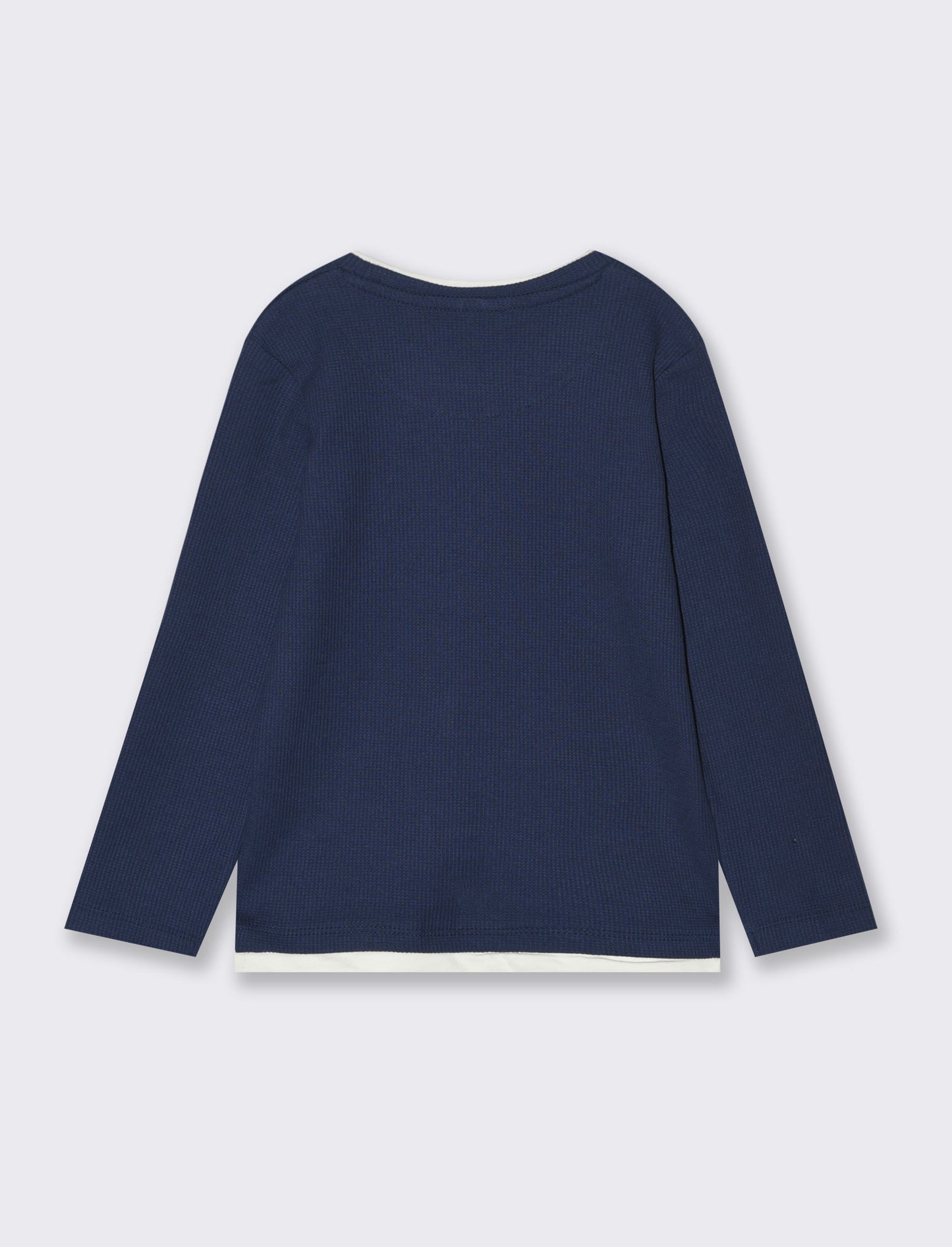 Maglia girocollo da bambino - Blu