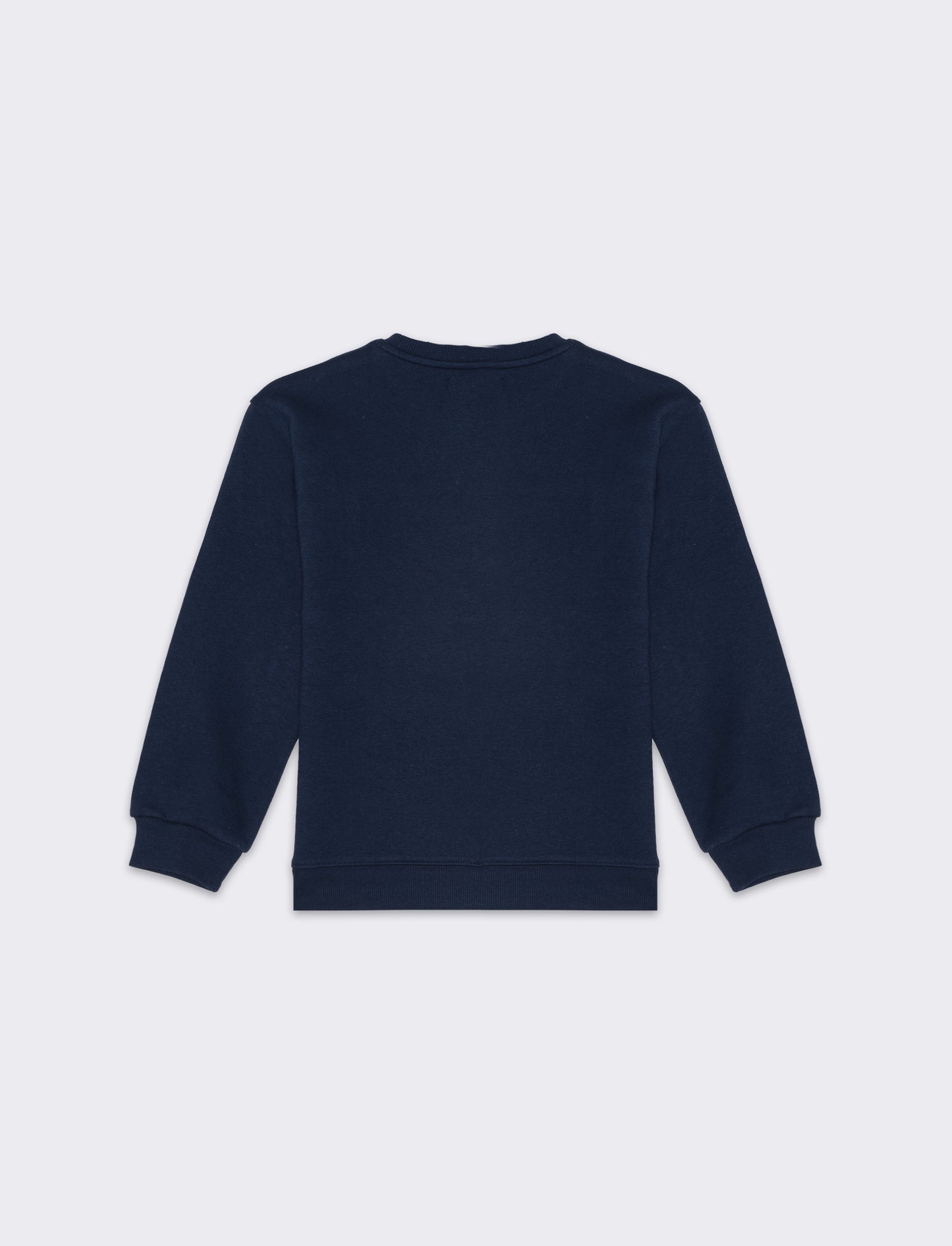 Felpa girocolo in cotone da bambino - Blu