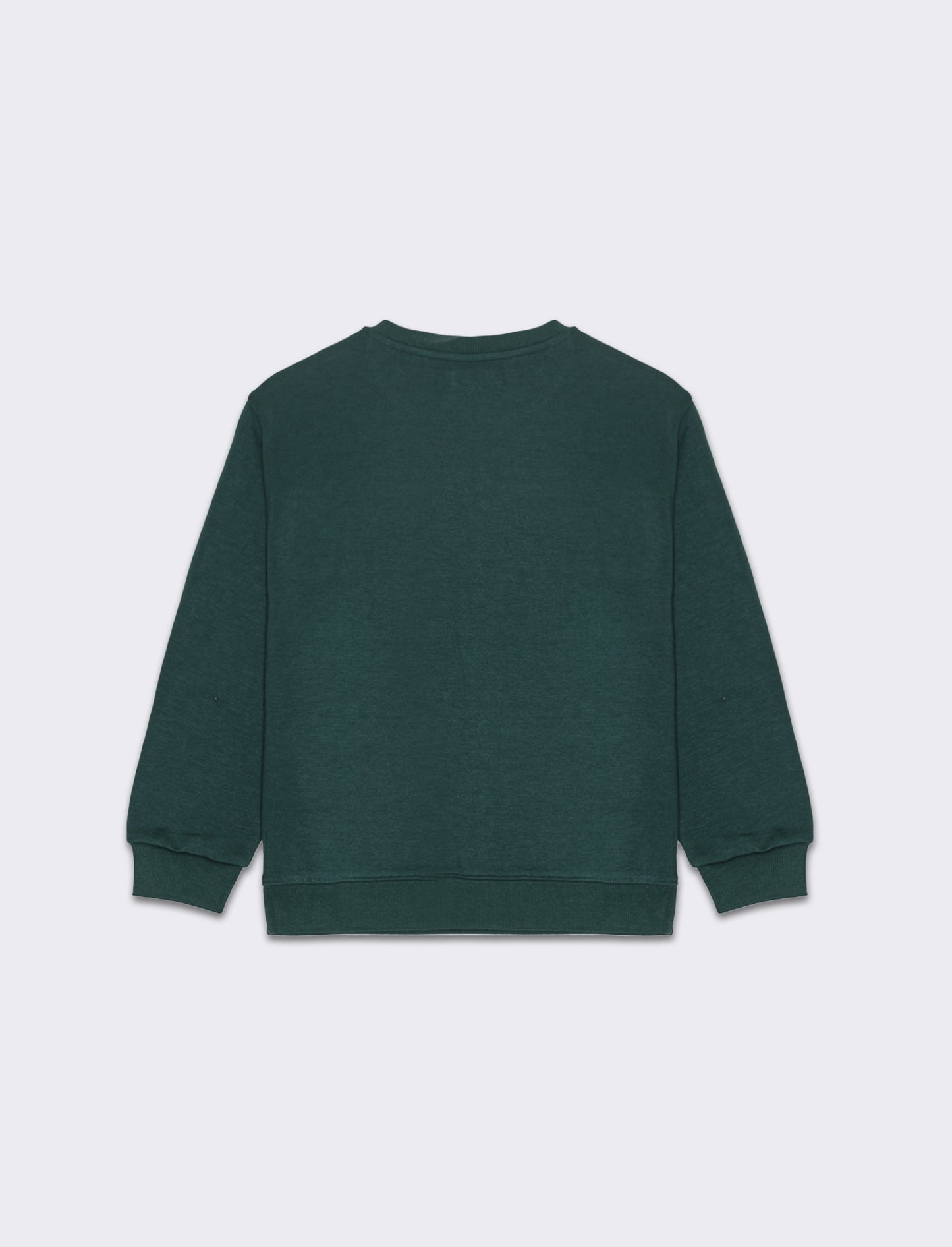 Felpa girocolo in cotone da bambino - Verde