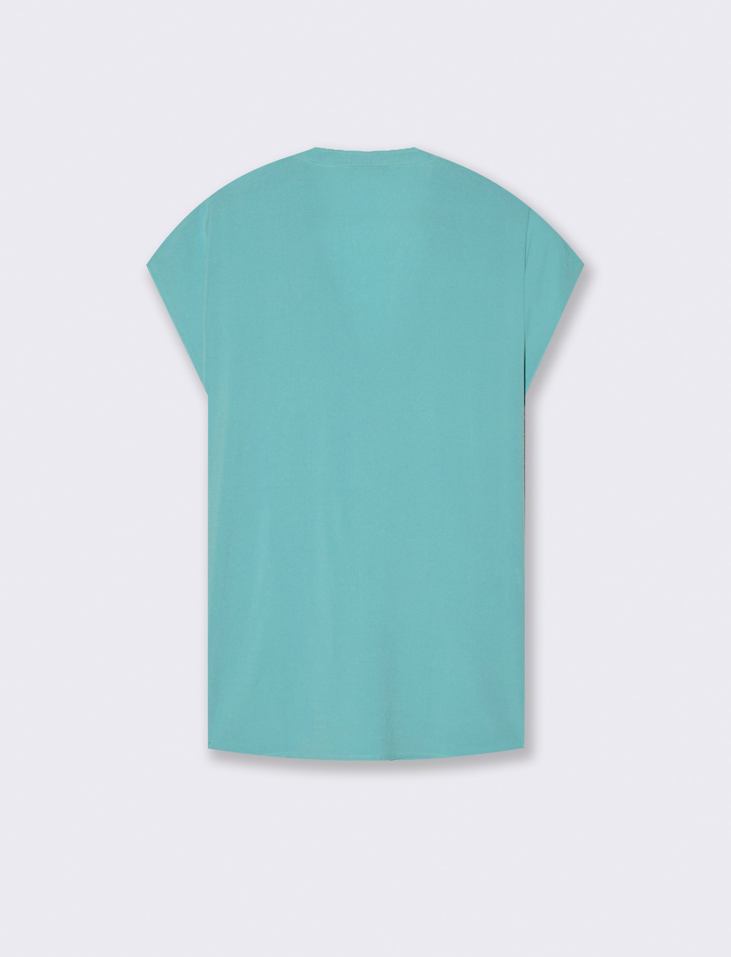 Casacca con scollo a v da donna - Turchese