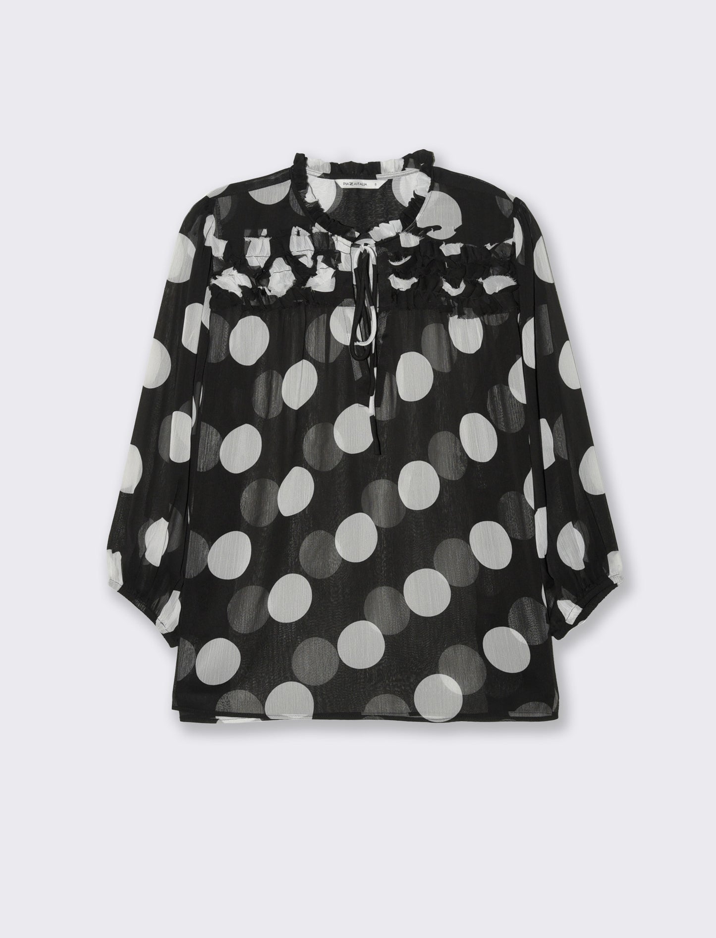 Blusa con ruches da donna - var 1