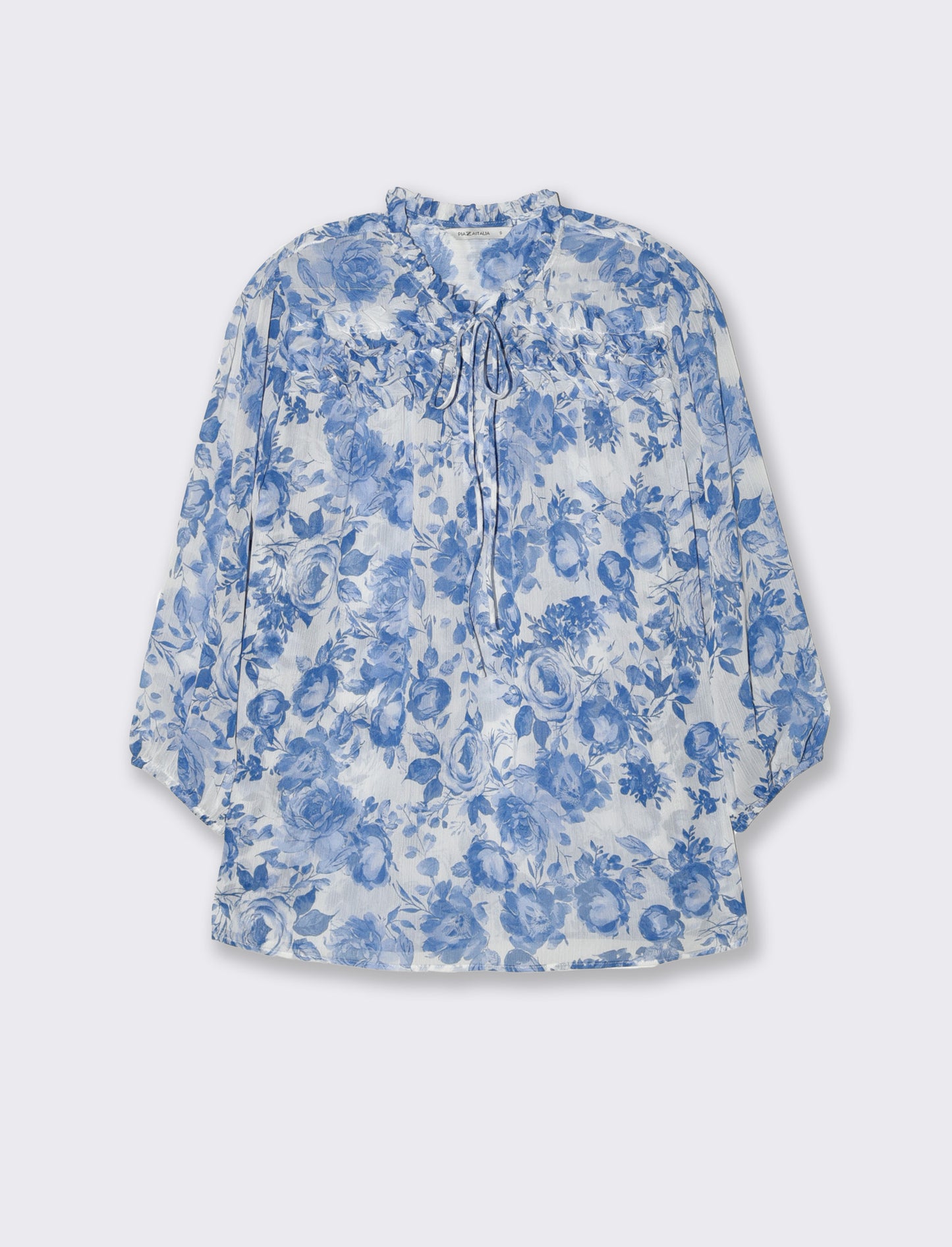 Woman's ruffled blouse for elegant style - 