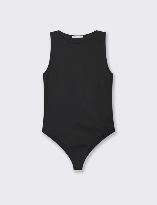 Body giromanica da donna - Nero