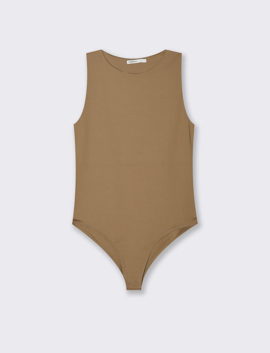 Body giromanica da donna - Caramello