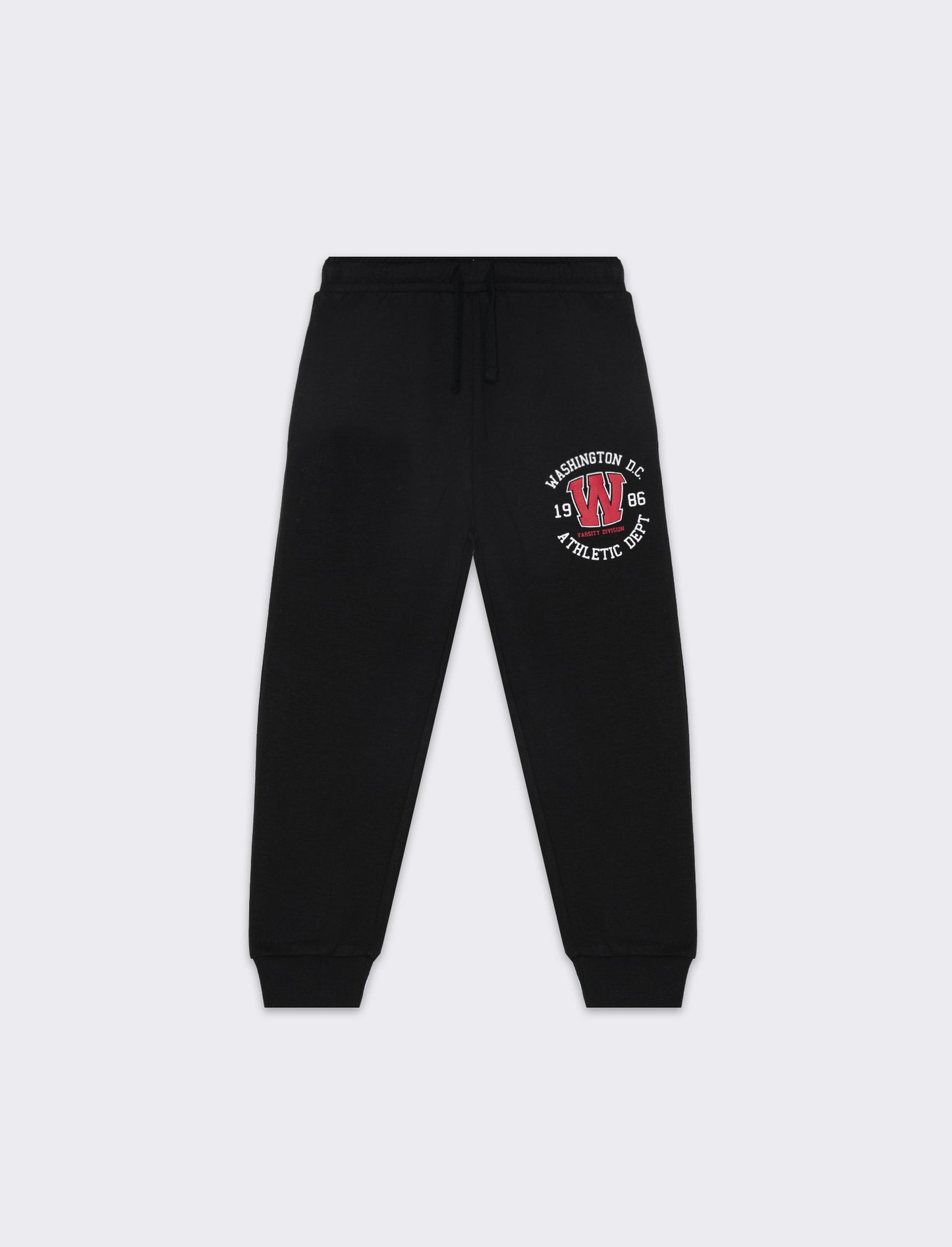 Pantaloni jogger con stampa da bambino - Nero