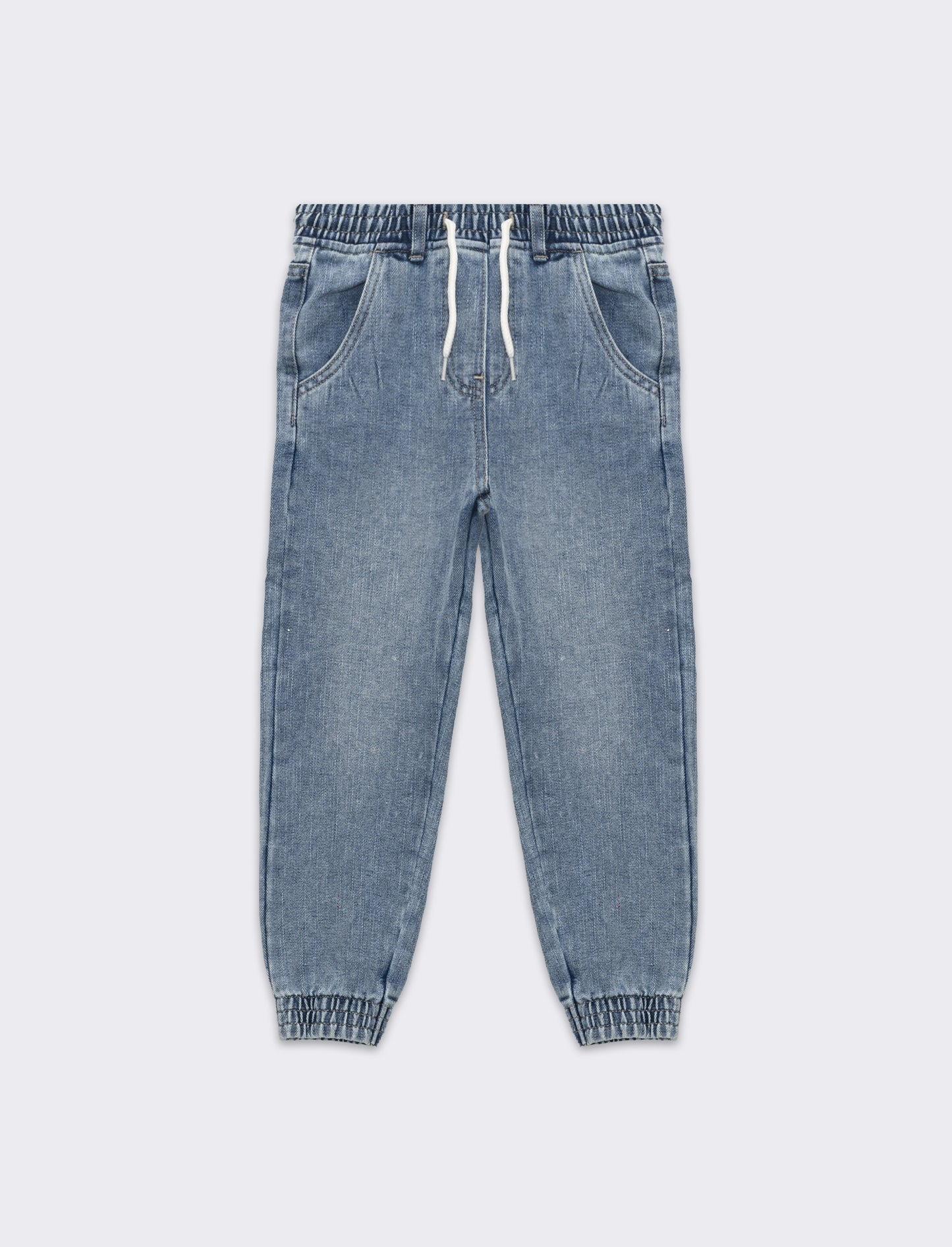 Jogger in denim da bambino - Denim chiaro