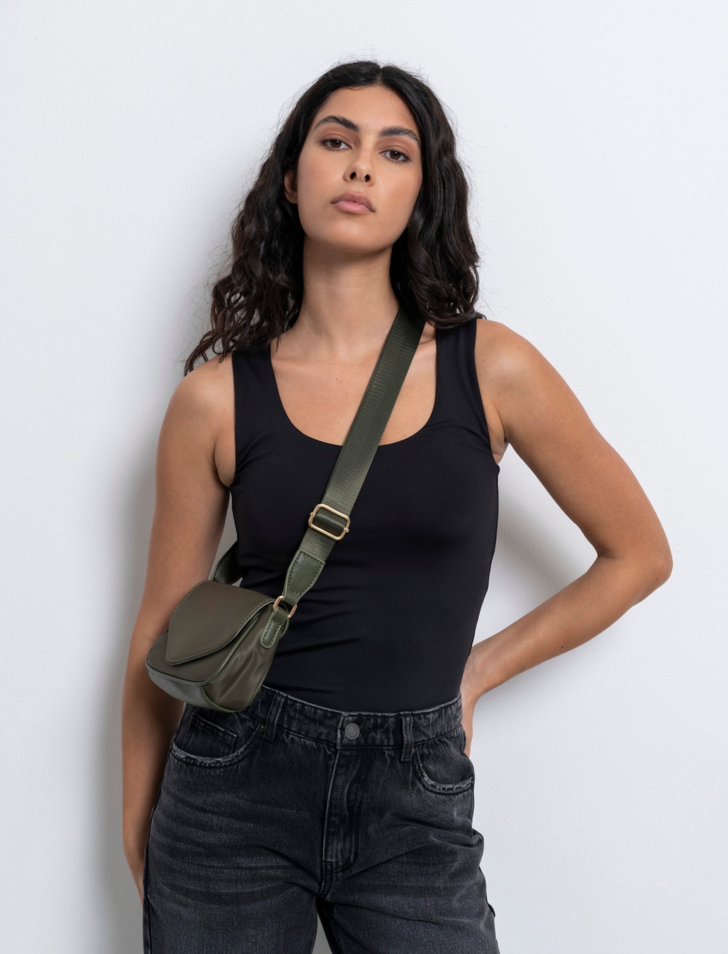 Body giromanica da donna - Nero