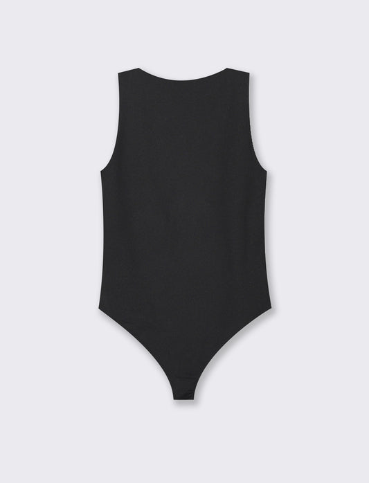 Body giromanica da donna - Nero