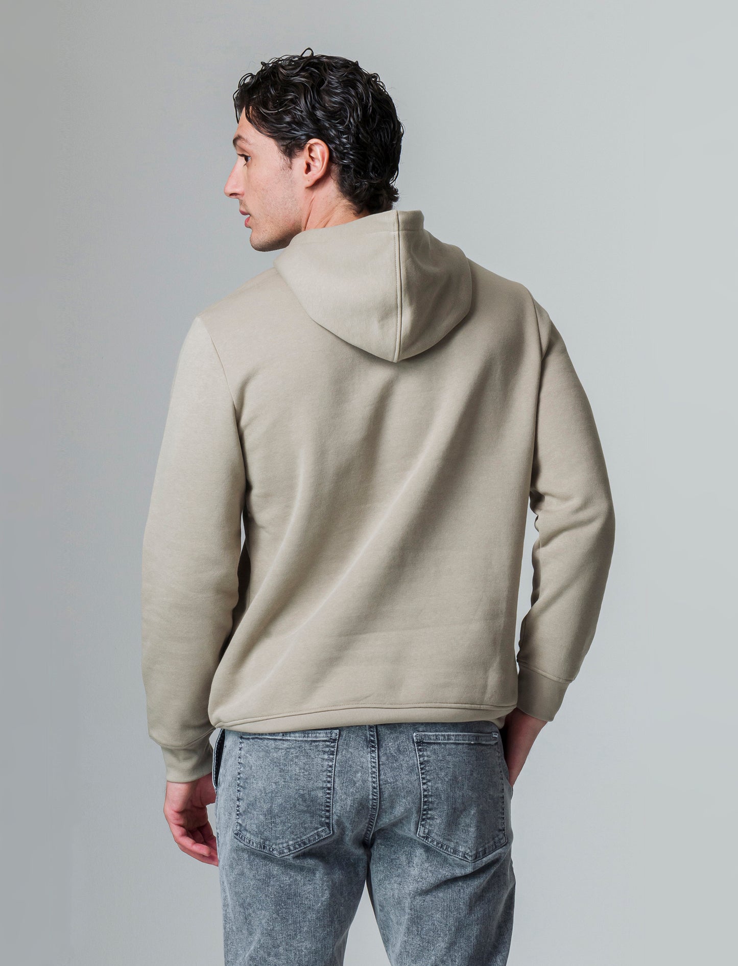 Man's basic hoodie sweatshirt - Green