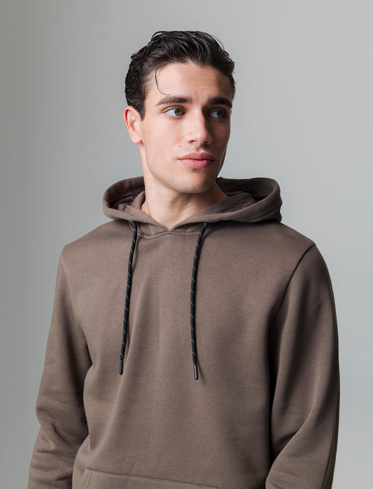 Man's basic hoodie sweatshirt - Grey