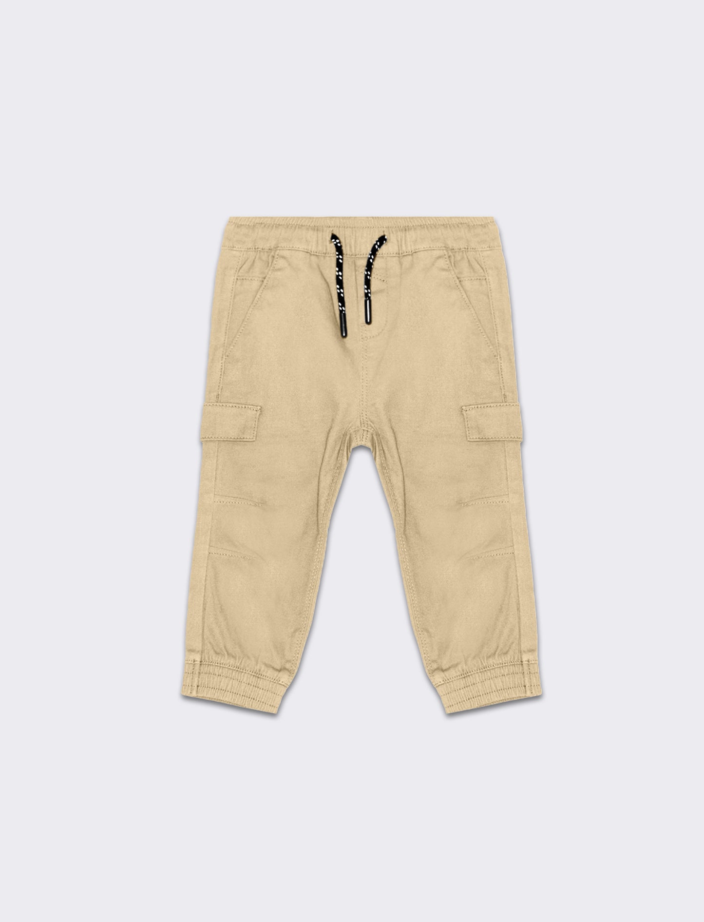 Pantalone con tasconi da neonato - Beige
