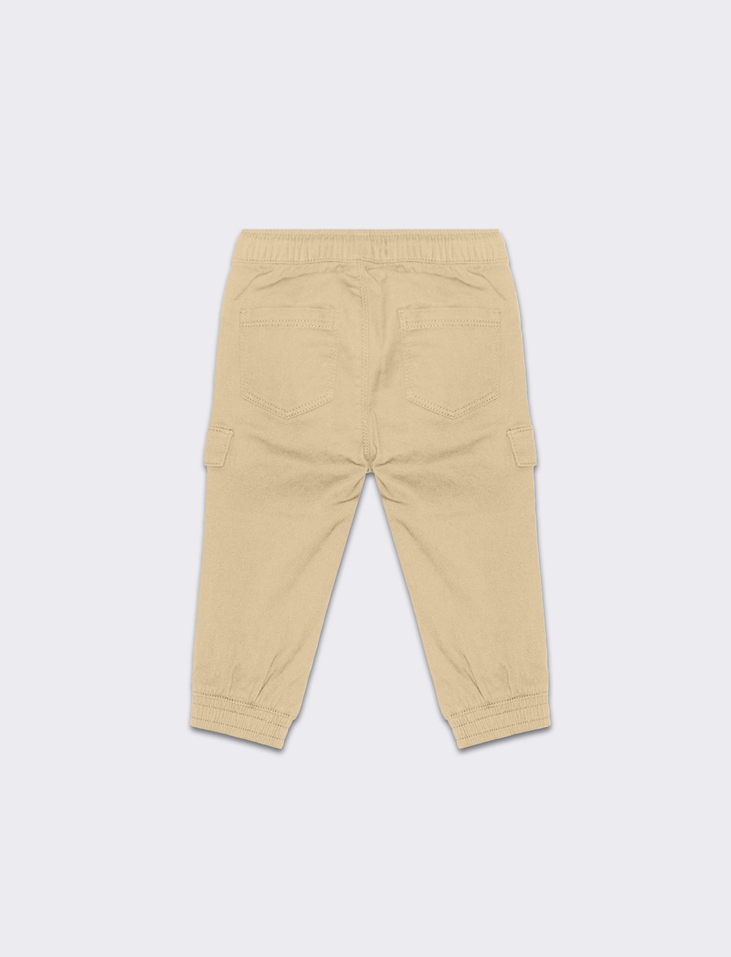 Pantalone con tasconi da neonato - Beige
