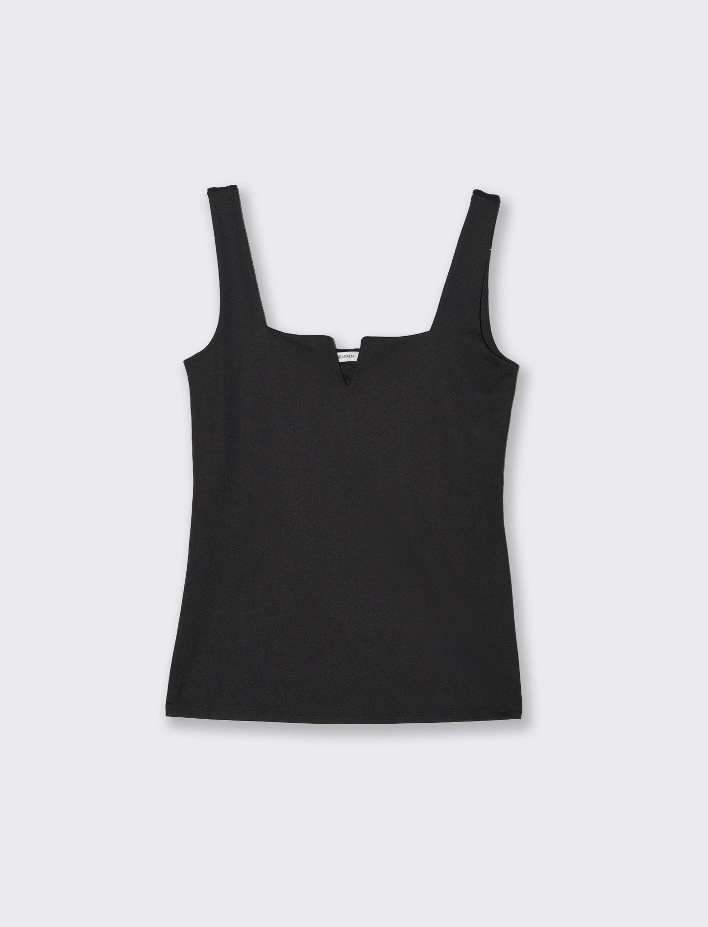 Top con spallina larga da donna - Nero
