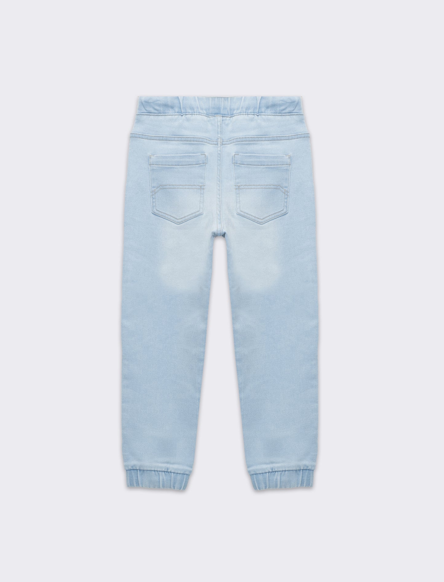 Jogger in denim da bambino - Denim chiaro
