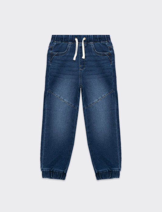 Jogger in denim da bambino - Denim
