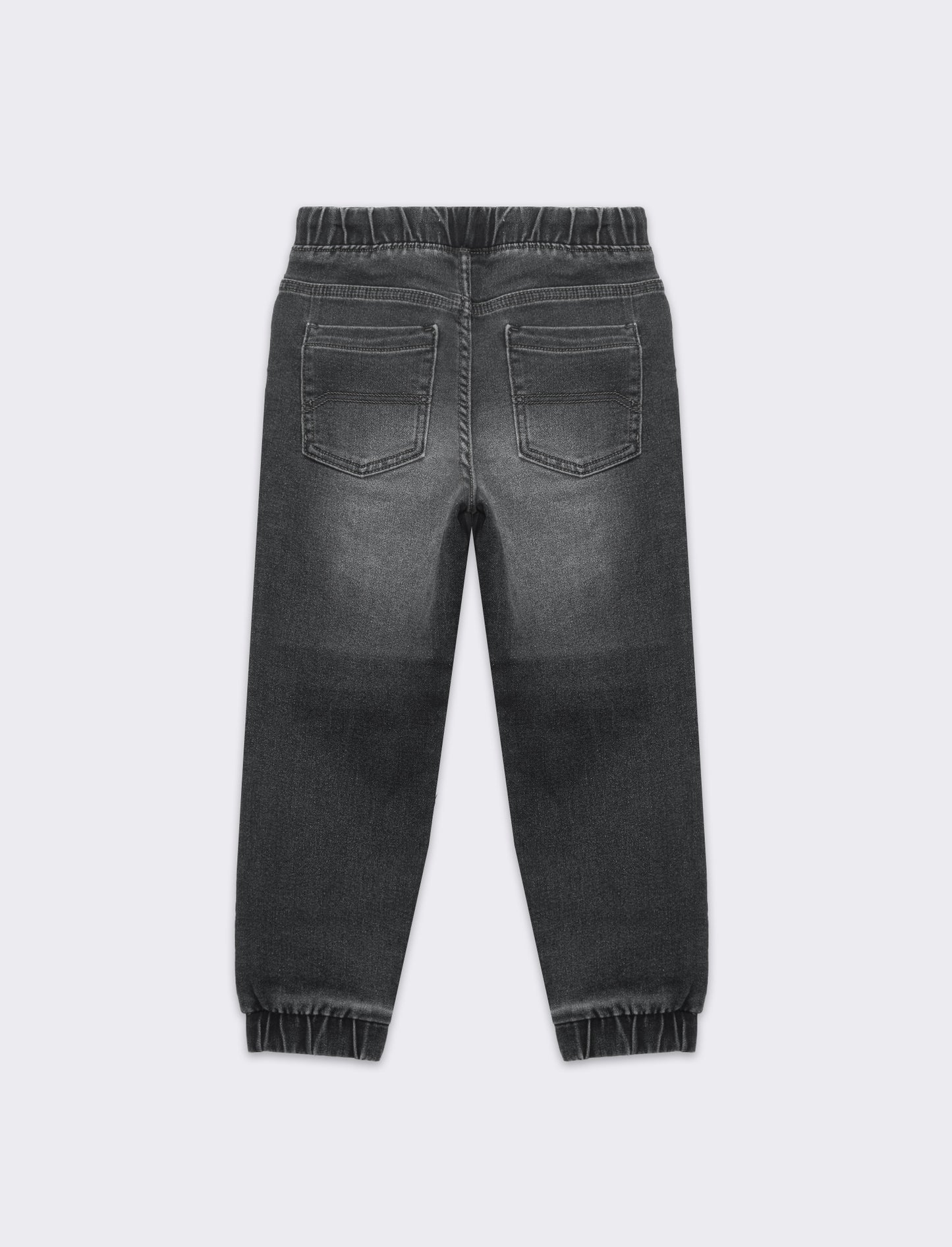 Jogger in denim da bambino - Grigio