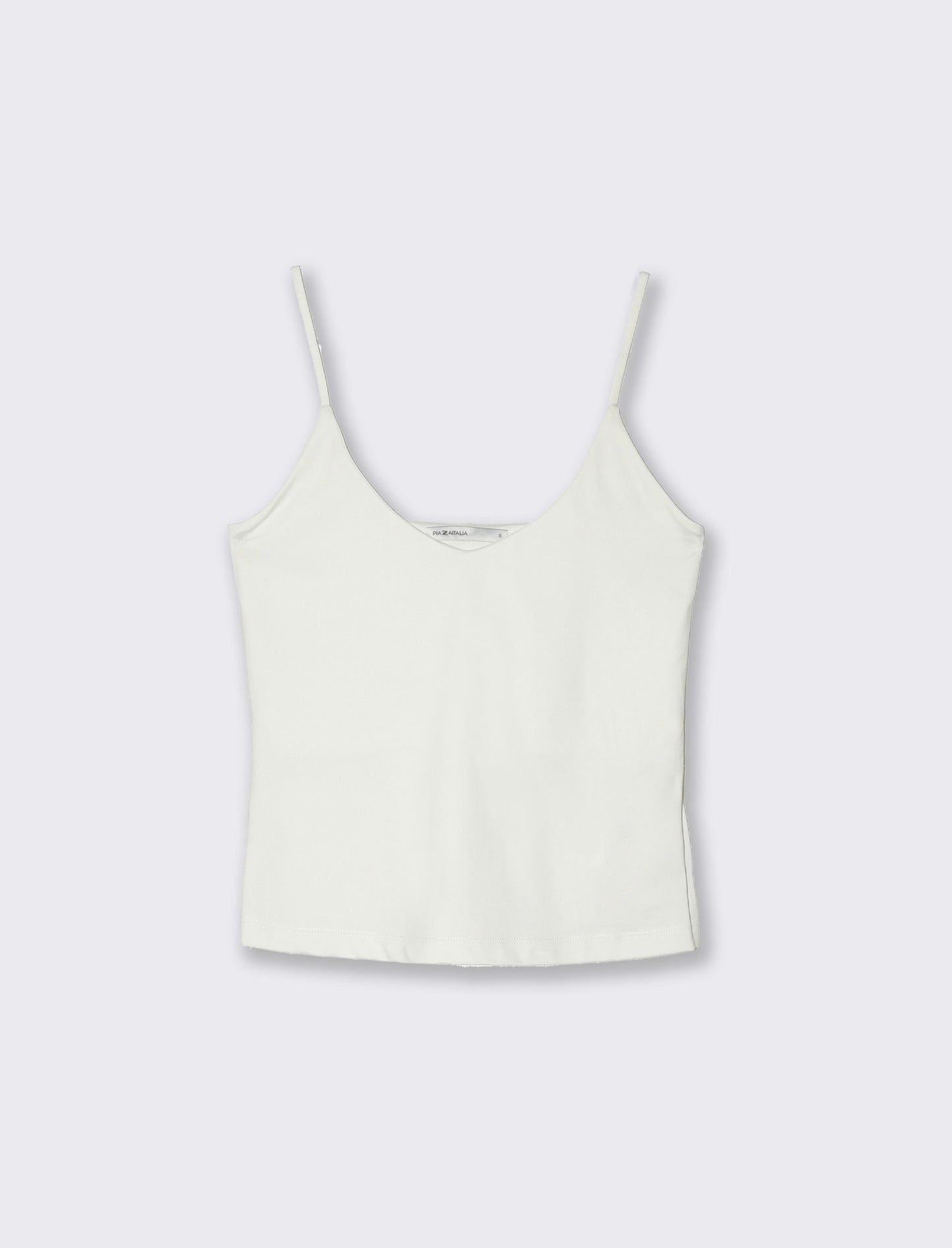 Top basico da donna - Bianco latte
