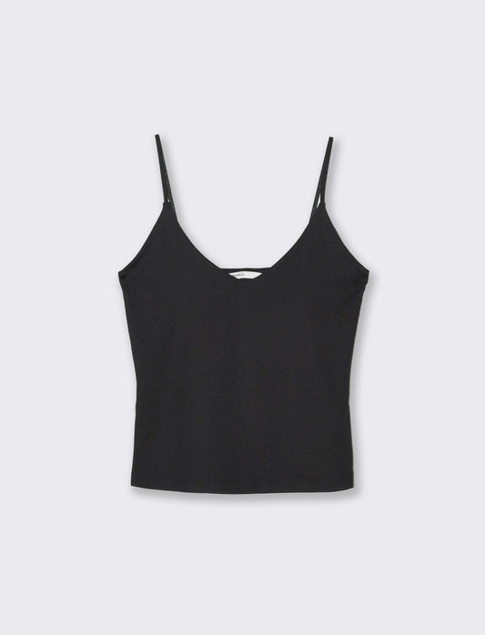 Top basico da donna - Nero