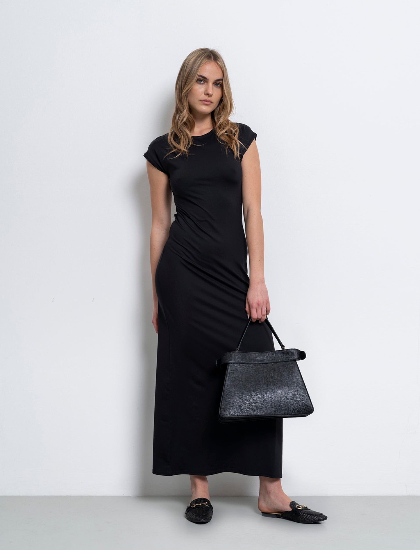 Vestito lungo da donna - Nero