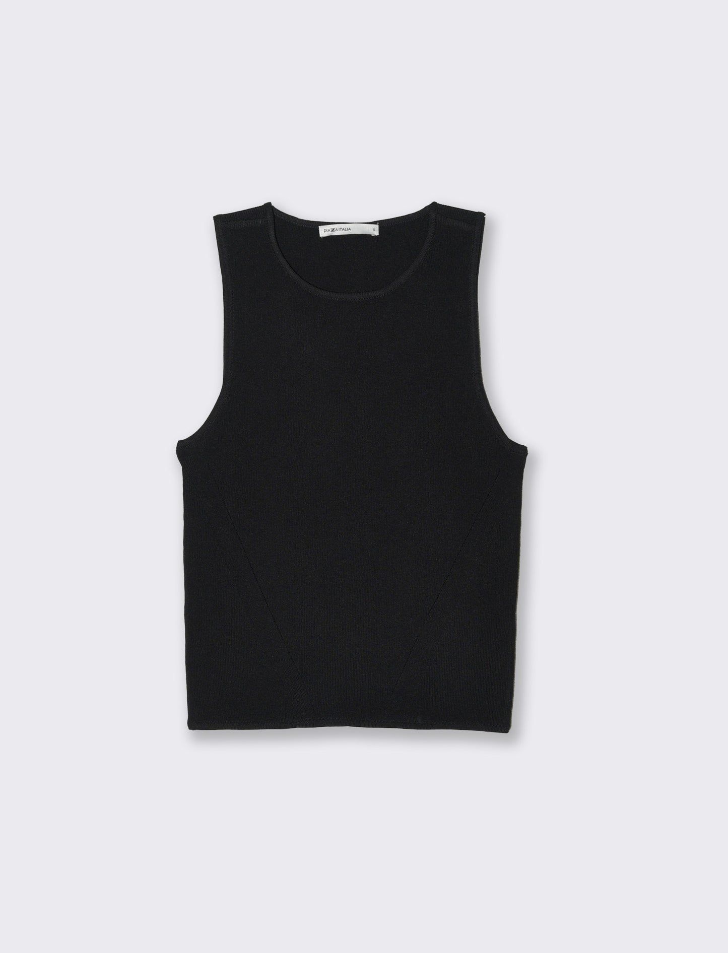 Top in maglia da donna - Nero