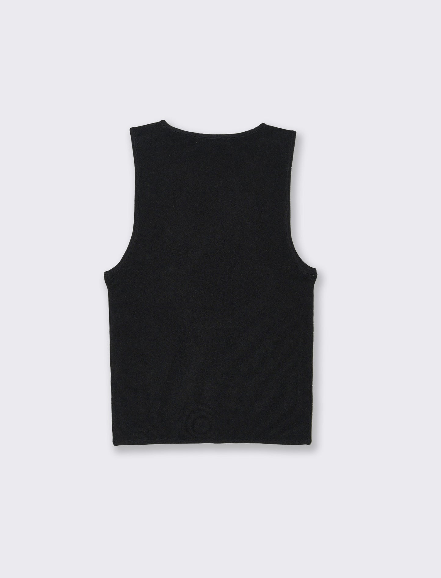 Top in maglia da donna - Nero