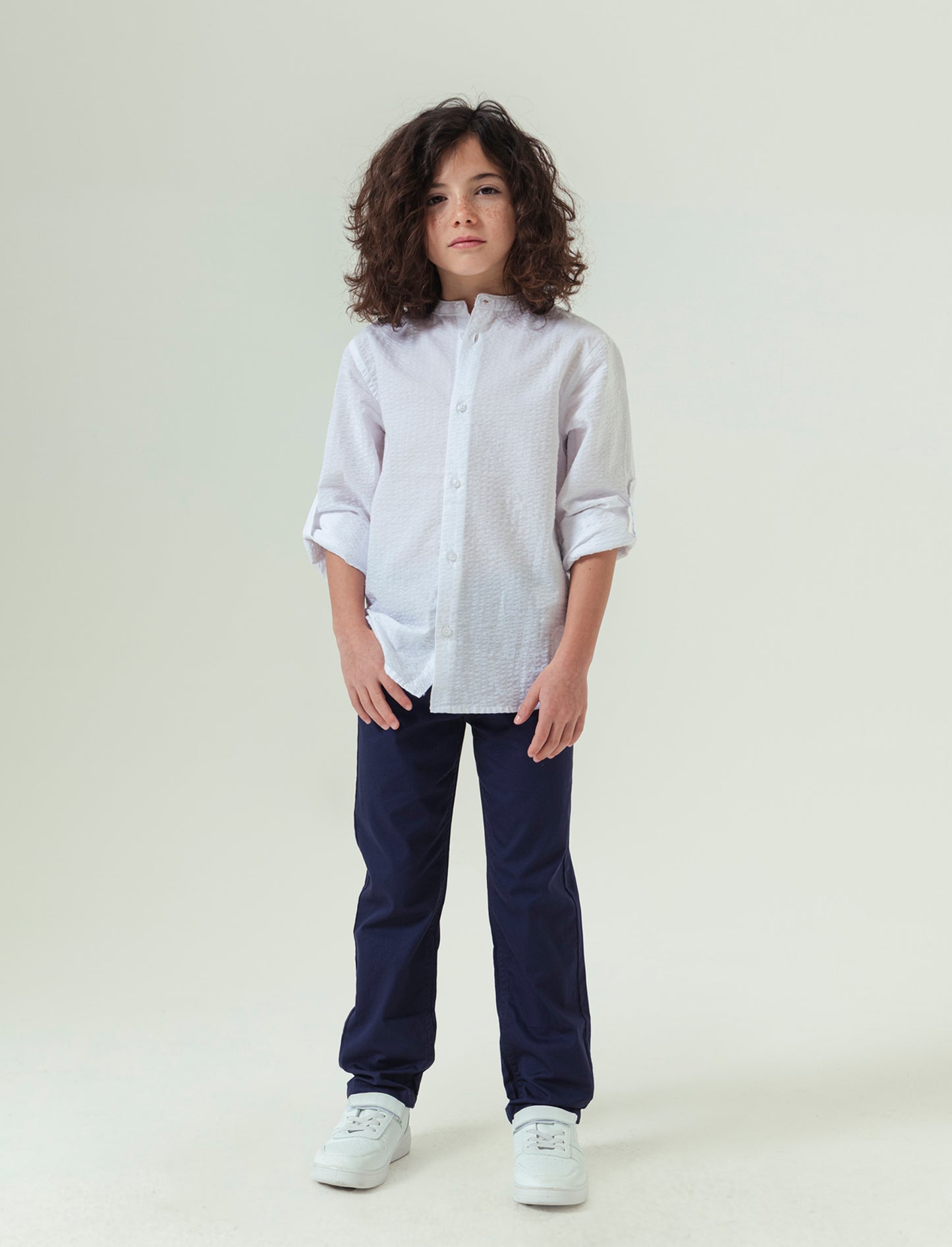 Pantaoni besic da bambino - Blu